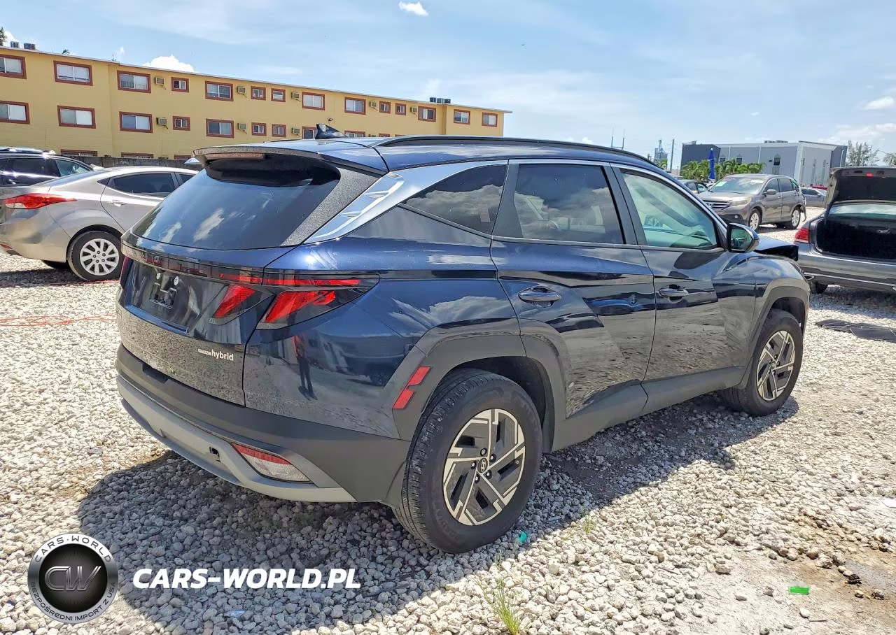 2025 Hyundai Tucson Blue VIN:KM8JBDD10SU258700 - 3