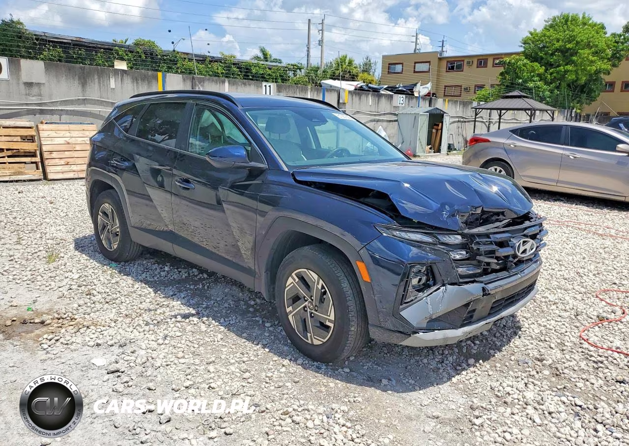 2025 Hyundai Tucson Blue VIN:KM8JBDD10SU258700 - 4
