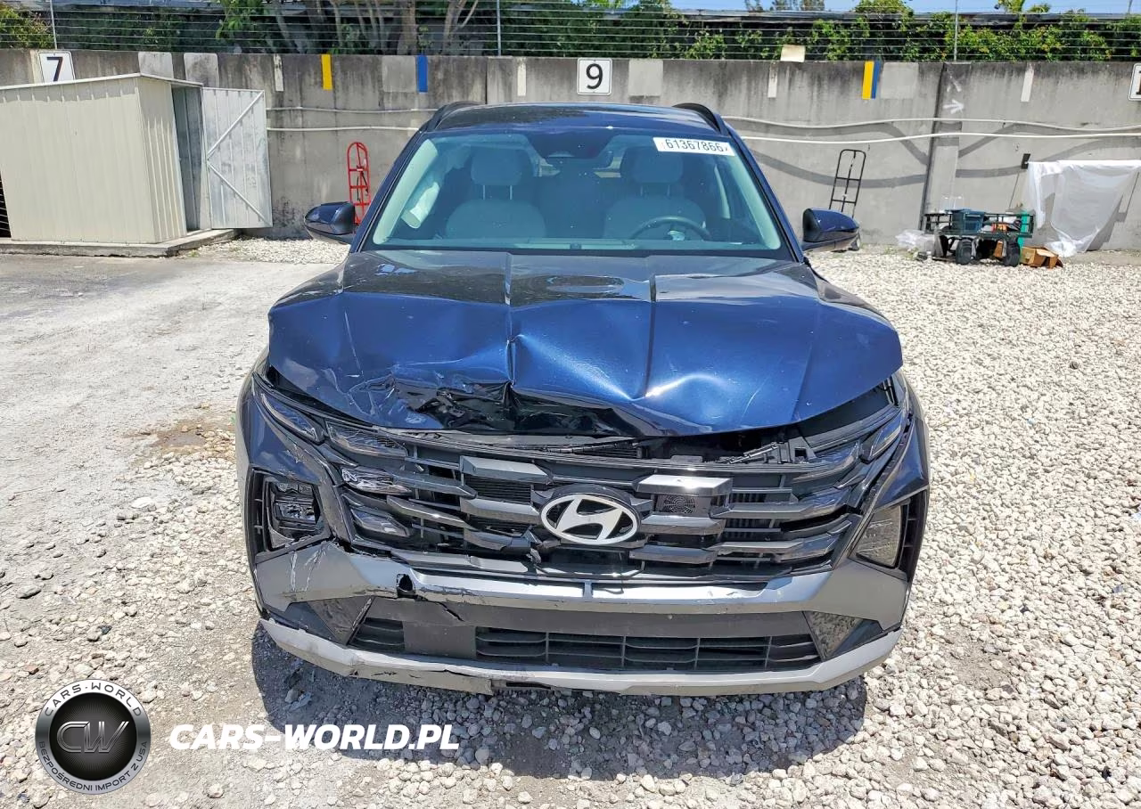 2025 Hyundai Tucson Blue VIN:KM8JBDD10SU258700 - 5