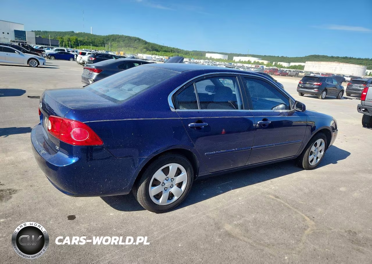 2006 Kia Optima Lx VIN:KNAGE123X65039572 - 3