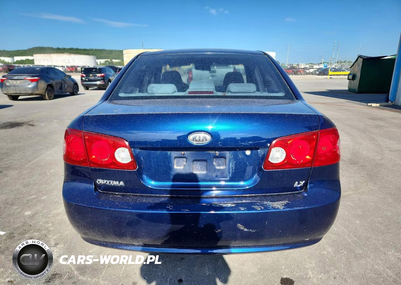 2006 Kia Optima Lx VIN:KNAGE123X65039572 - 6
