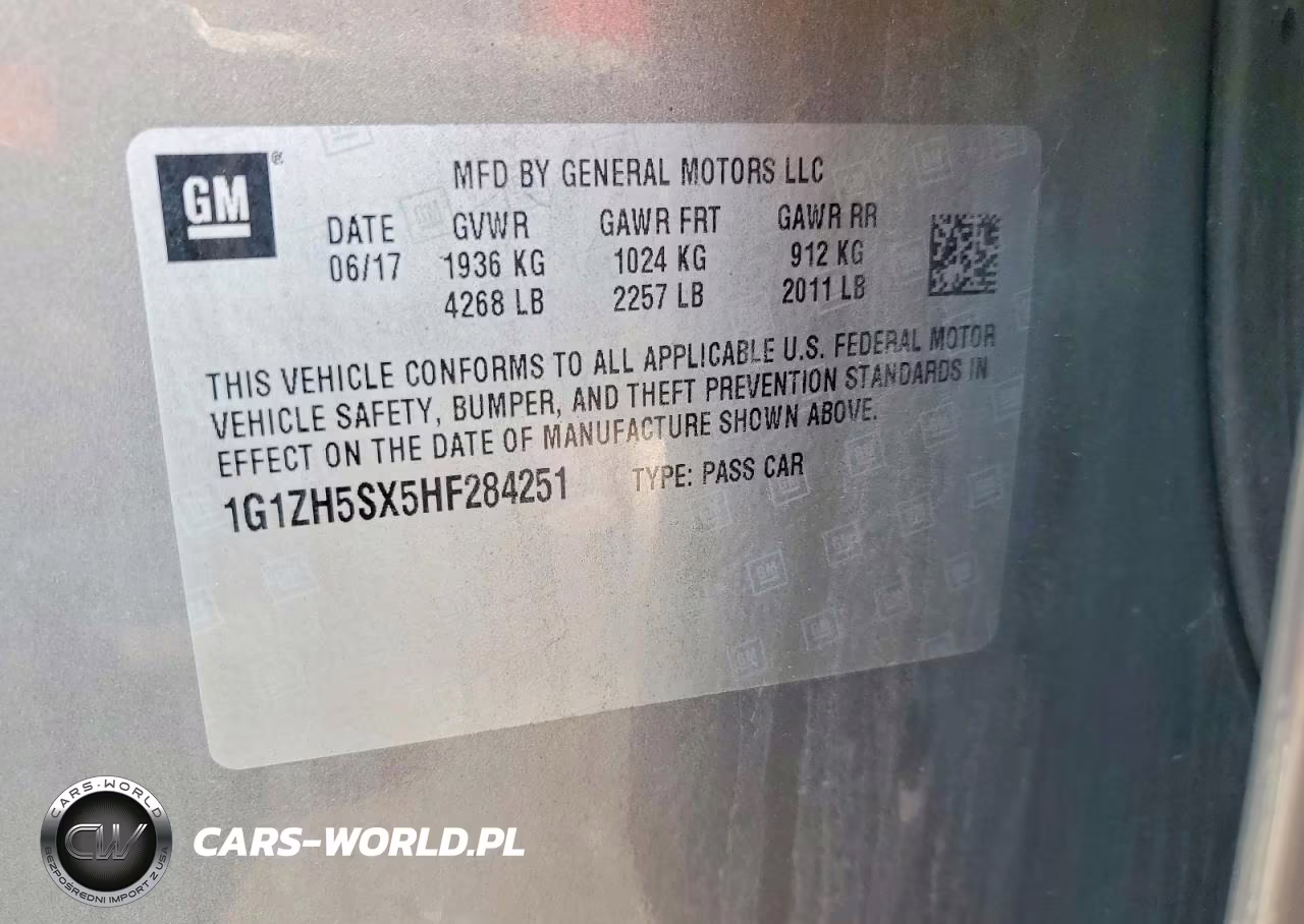 2017 Chevrolet Malibu Premier VIN:1G1ZH5SX5HF284251 - 12