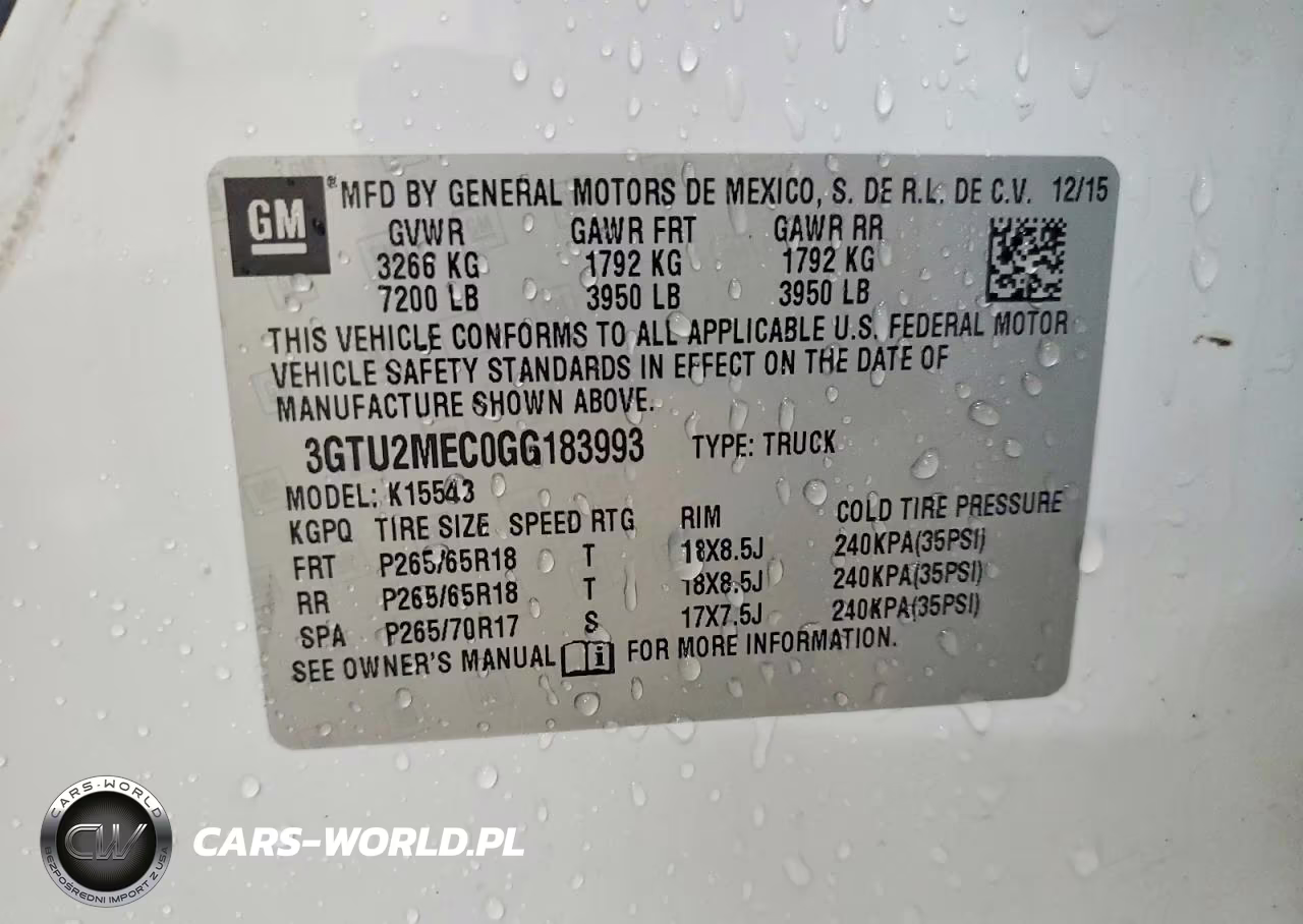 2016 GMC Sierra K1500 Sle VIN:3GTU2MEC0GG183993 - 13