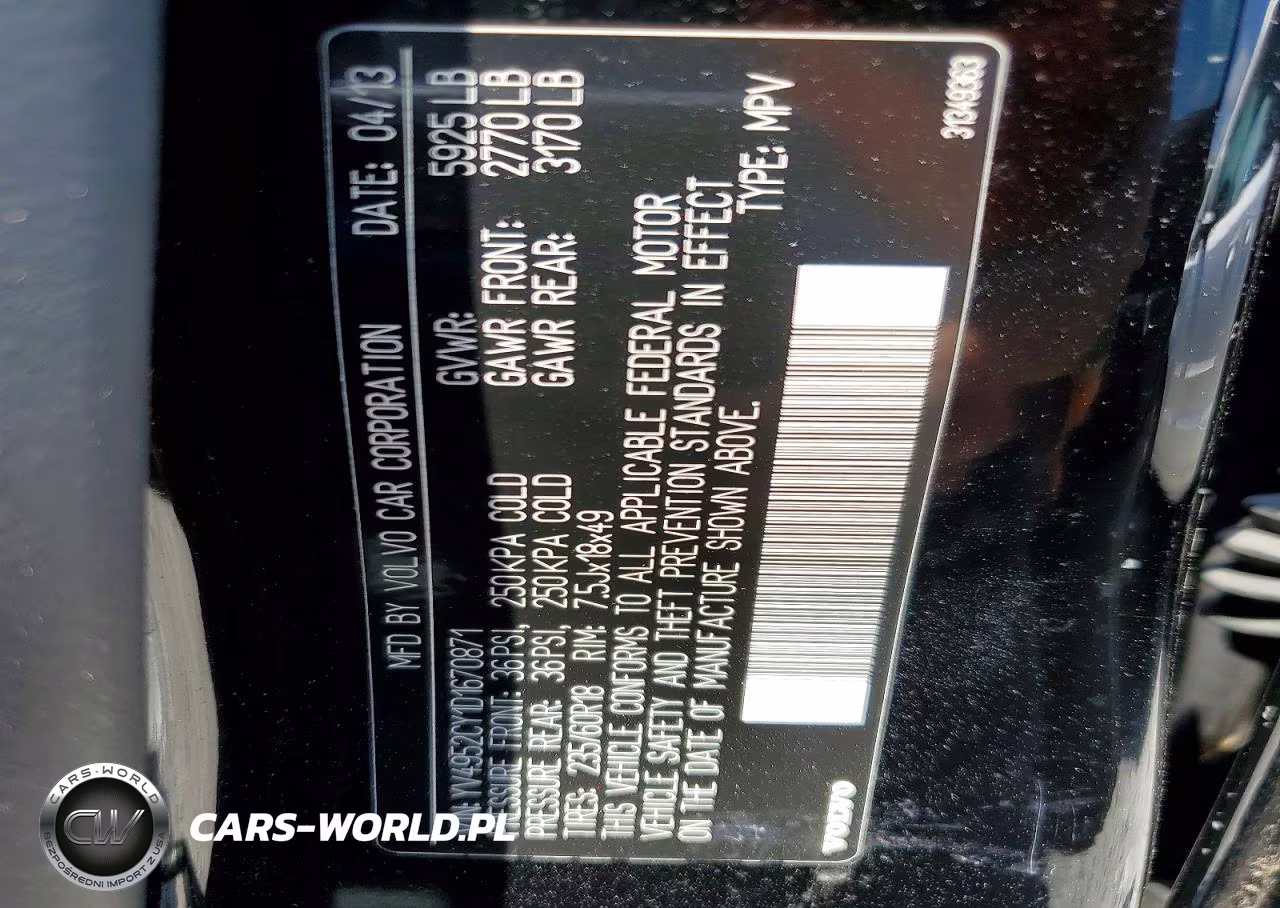 2013 Volvo Xc90 VIN:YV4952CY1D1670871 - 13