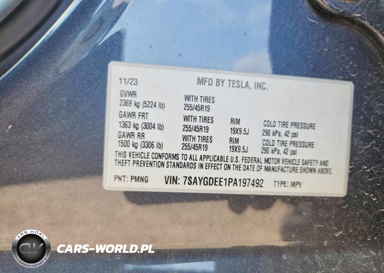 2023 Tesla Model Y VIN:7SAYGDEE1PA197492 - 12