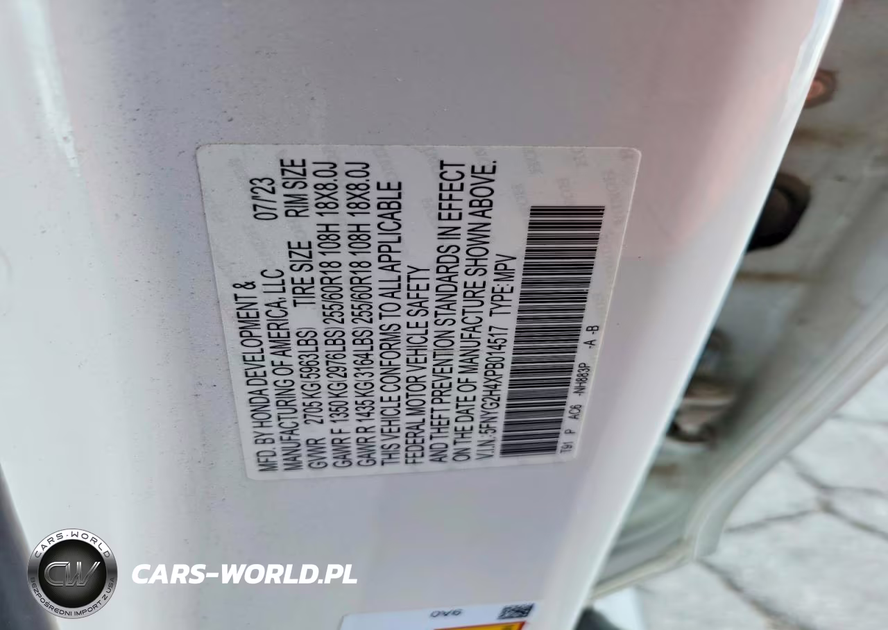 2023 Honda Pilot 2Wd Ex-L 8 Passenger VIN:5FNYG2H4XPB014517 - 13