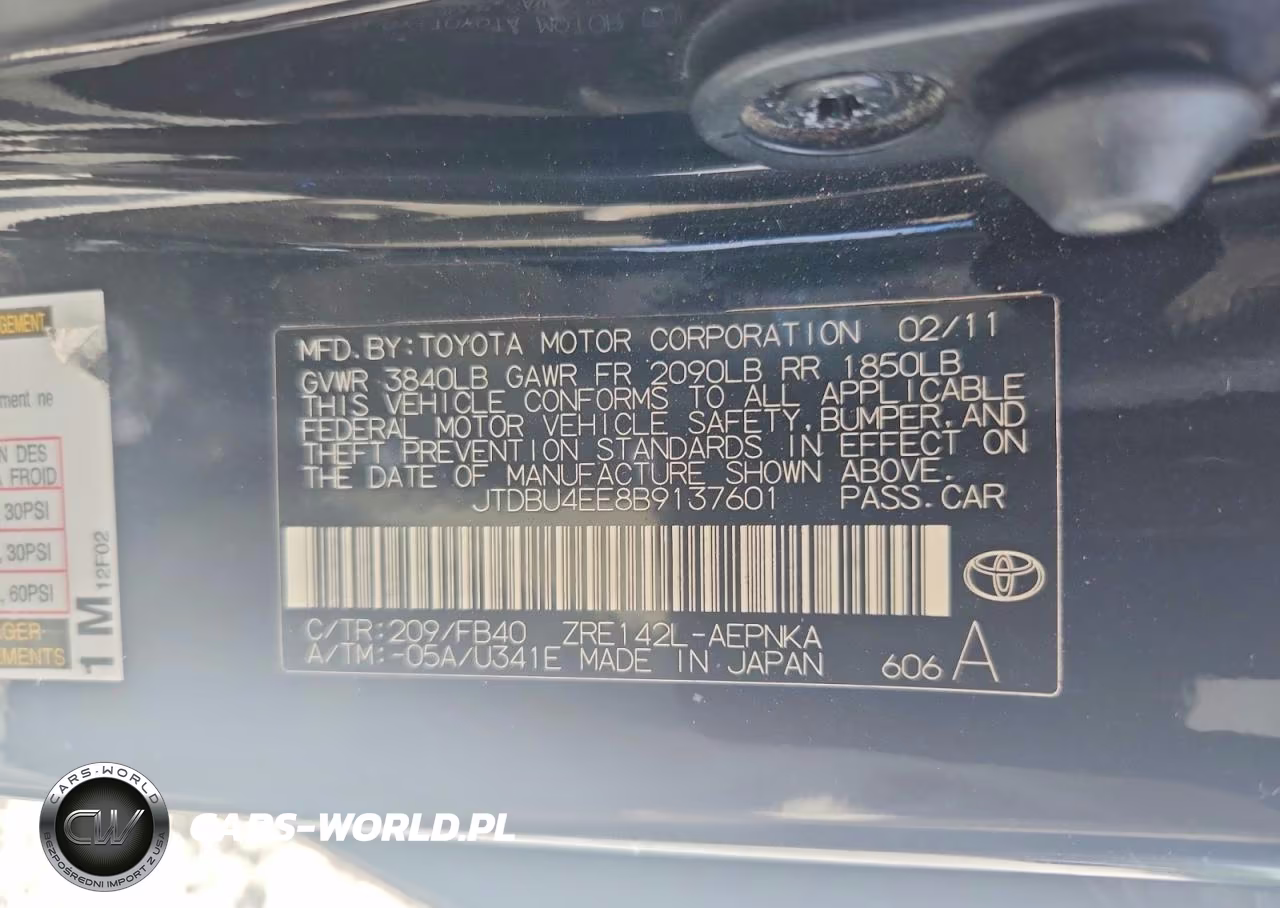 2011 Toyota Corolla Le VIN:JTDBU4EE8B9137601 - 12