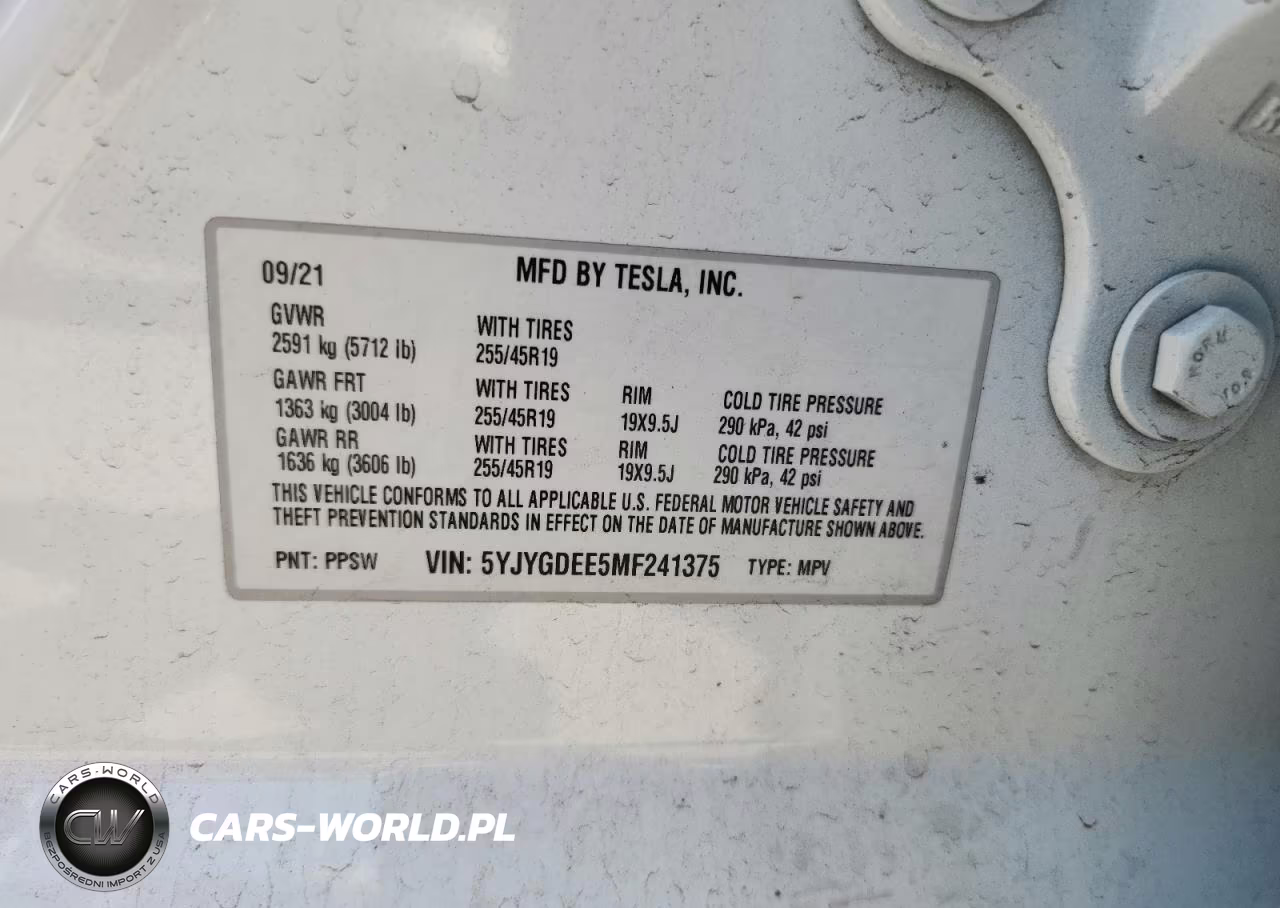 2021 Tesla Model Y VIN:5YJYGDEE5MF241375 - 13