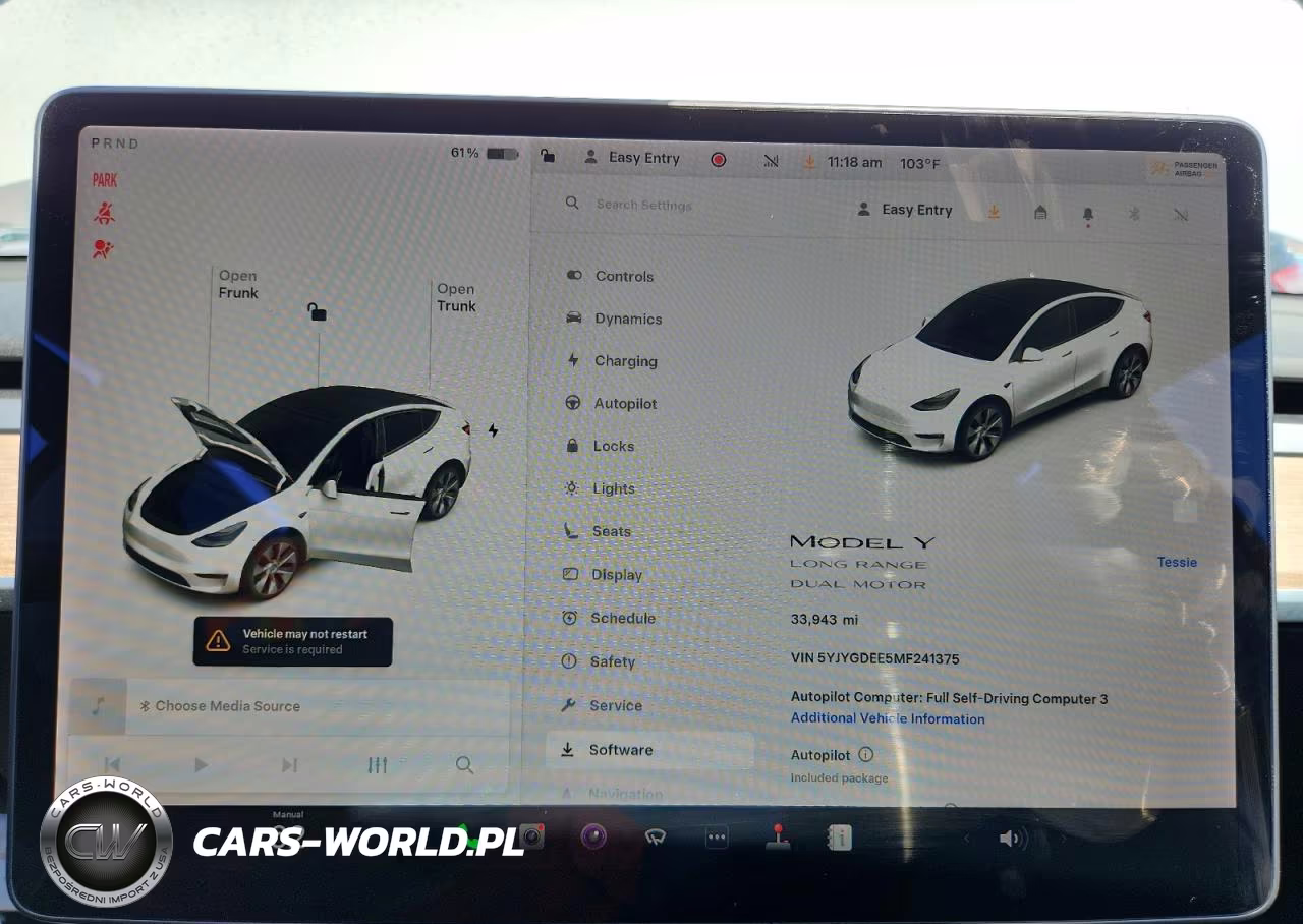2021 Tesla Model Y VIN:5YJYGDEE5MF241375 - 9