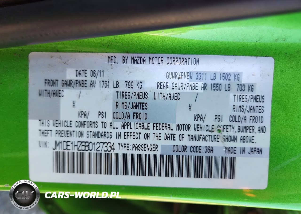 2011 Mazda Mazda2 VIN:JM1DE1HZ6B0127334 - 12