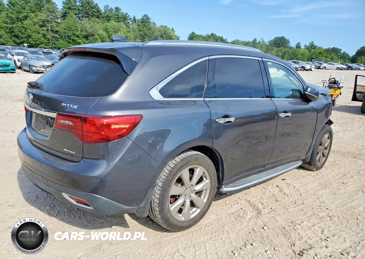 2014 Acura Mdx Advance VIN:5FRYD4H89EB031151 - 3