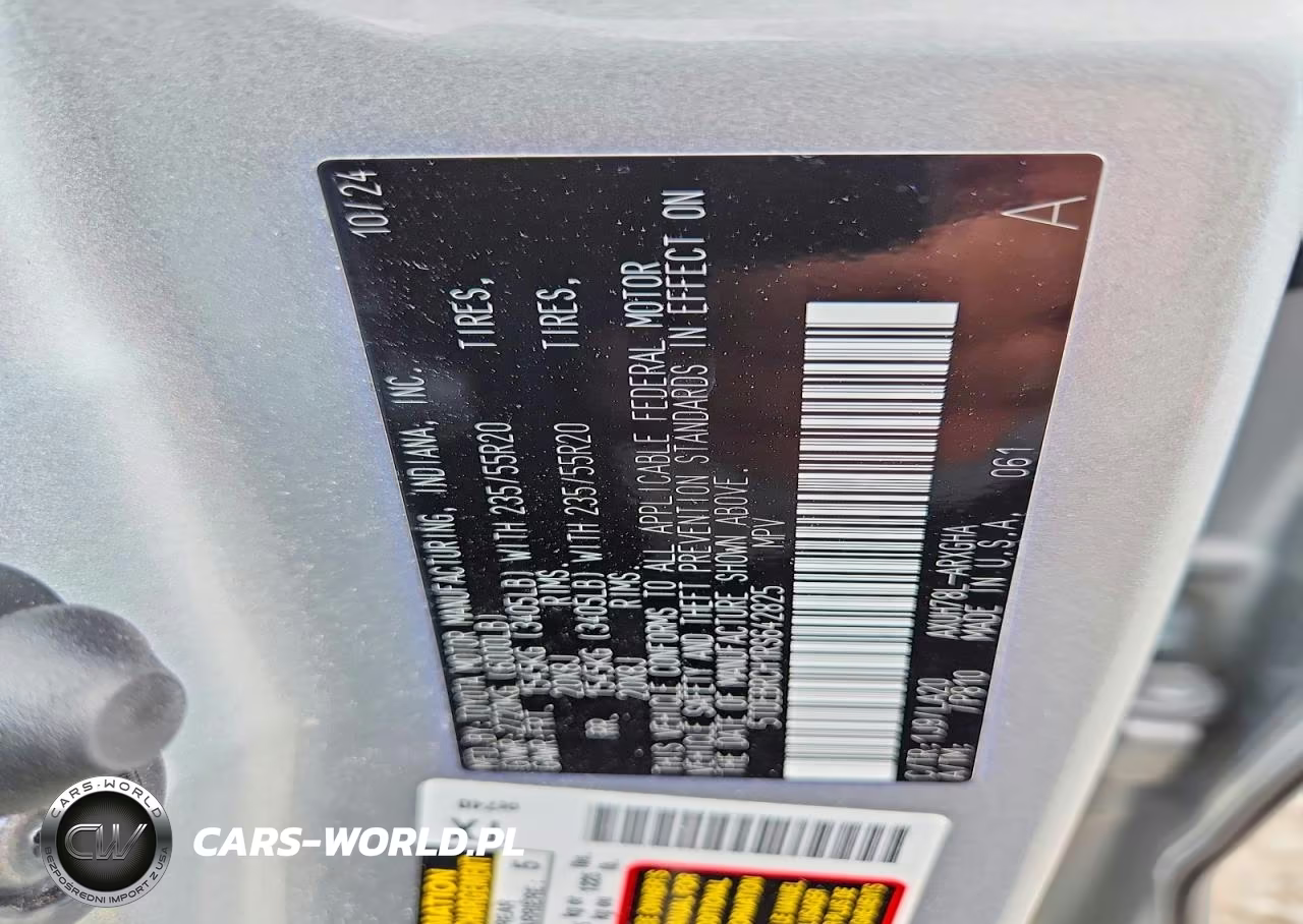 2024 Toyota Highlander Hybrid Platinum VIN:5TDEBRCH1RS642825 - 12
