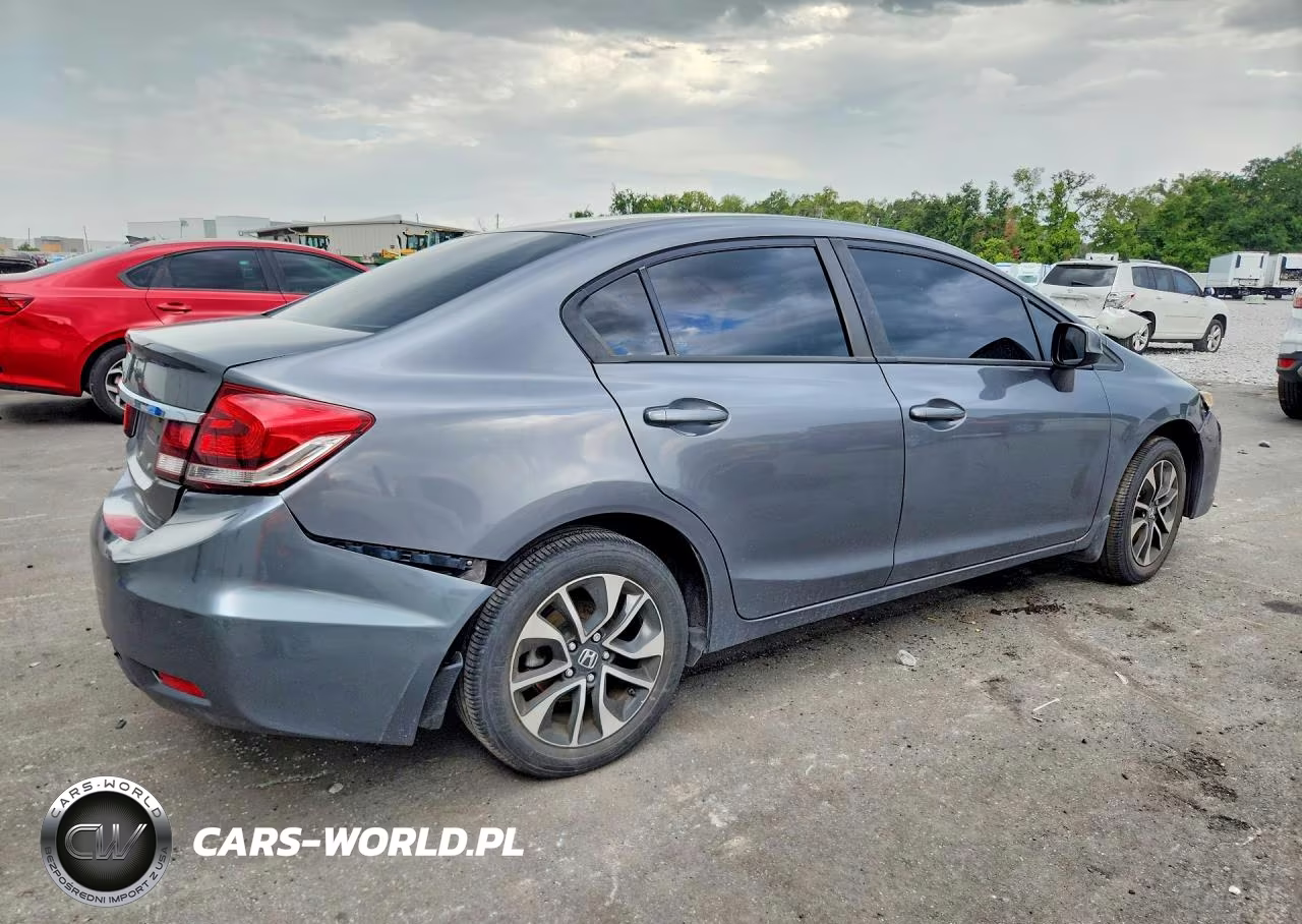 2013 Honda Civic Exl VIN:19XFB2F97DE045665 - 3