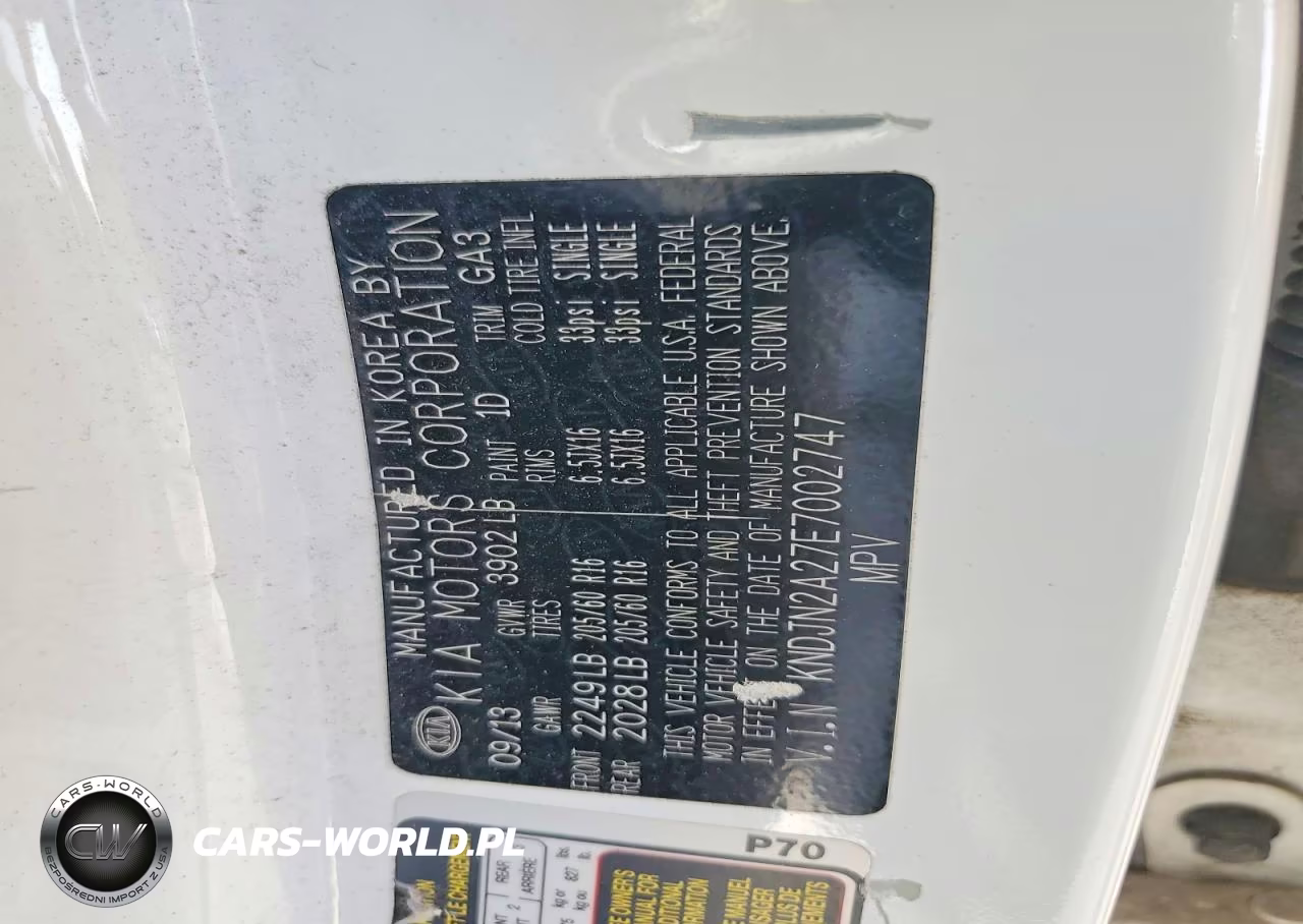 2014 Kia Soul Base VIN:KNDJN2A27E7002747 - 12