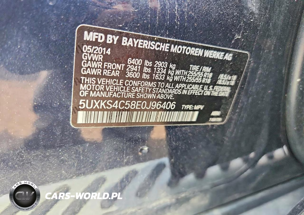2014 BMW X5 xDrive35D VIN:5UXKS4C58E0J96406 - 13