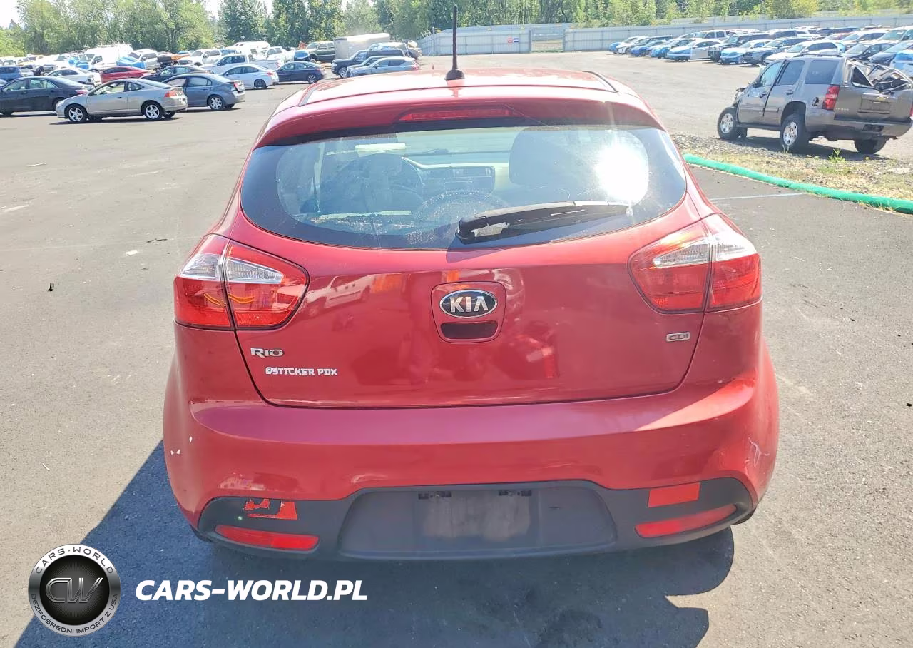 2013 Kia Rio Lx VIN:KNADM5A37D6297070 - 6