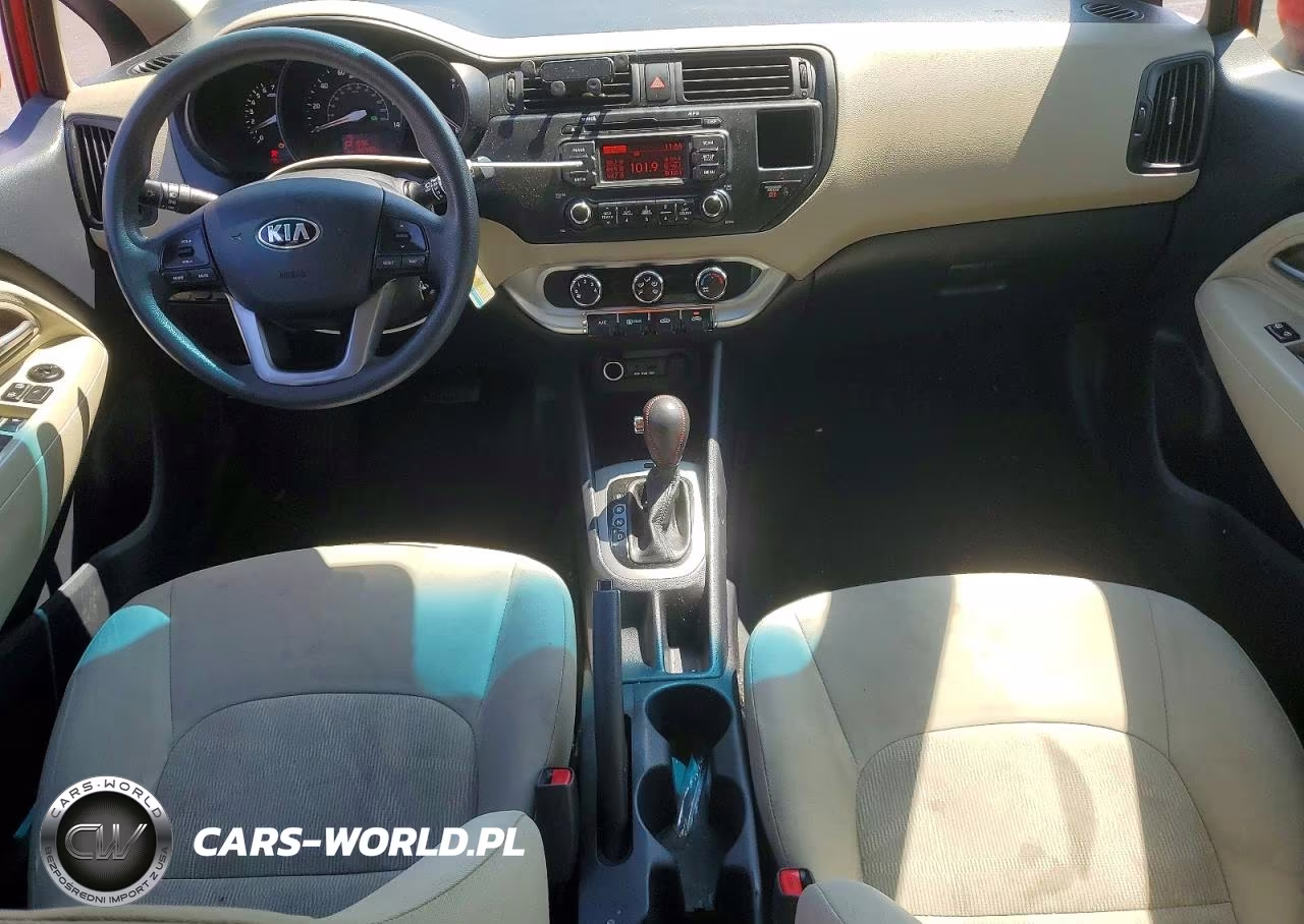 2013 Kia Rio Lx VIN:KNADM5A37D6297070 - 8