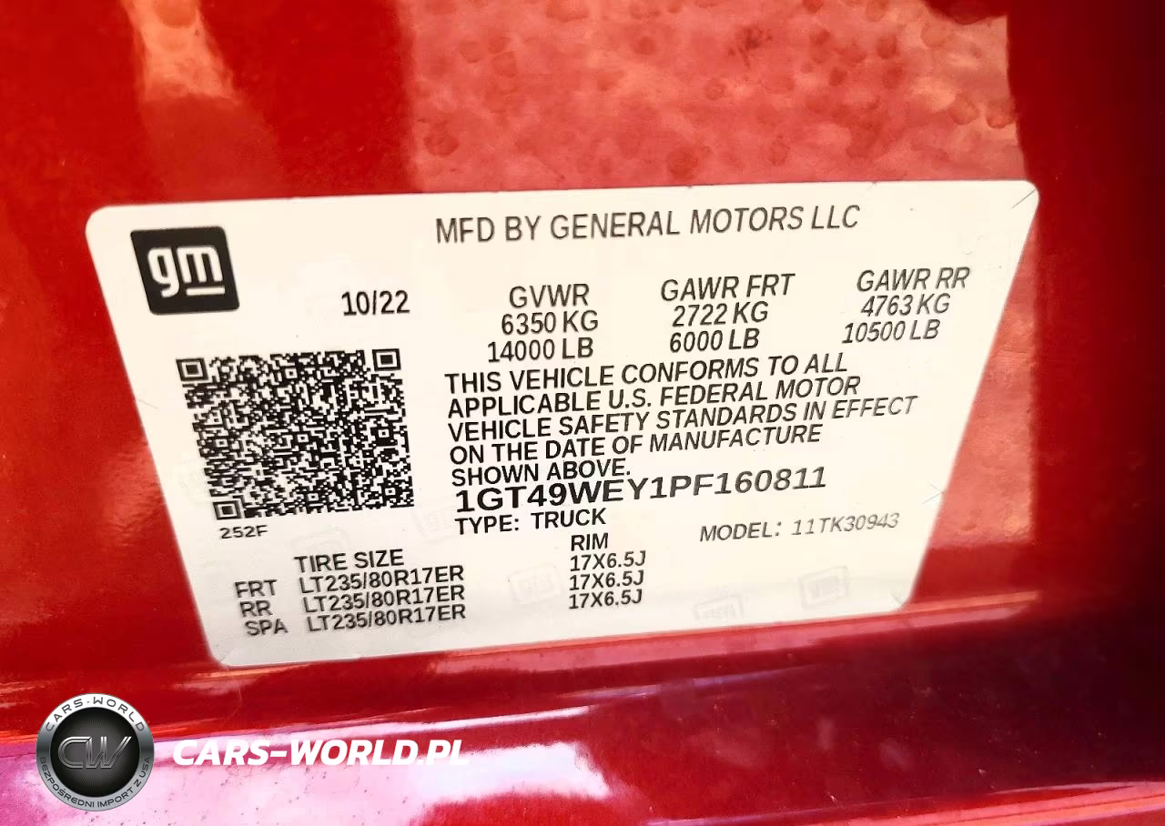 2023 GMC Sierra K3500 Denali VIN:1GT49WEY1PF160811 - 12