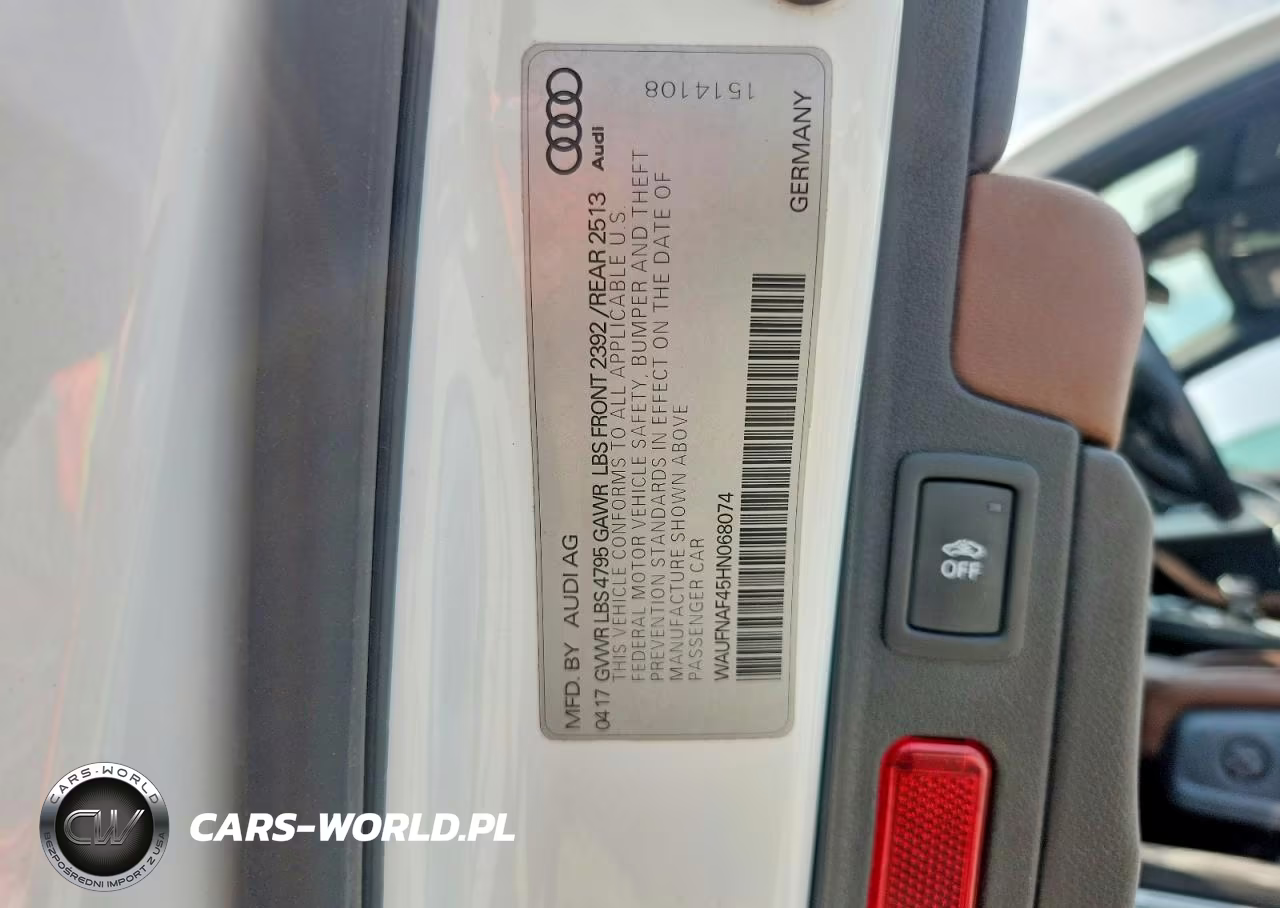 2017 Audi A4 Prestige VIN:WAUFNAF45HN068074 - 12
