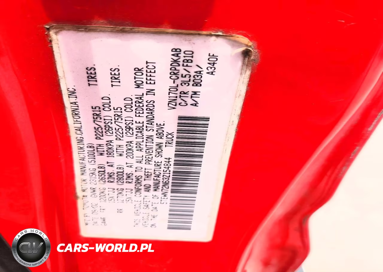 2003 Toyota Tacoma Base V6 VIN:5TEWN72N63Z154844 - 12