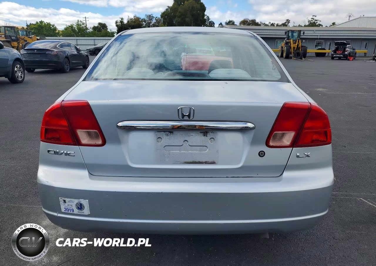 2002 Honda Civic Lx VIN:2HGES16502H607184 - 6