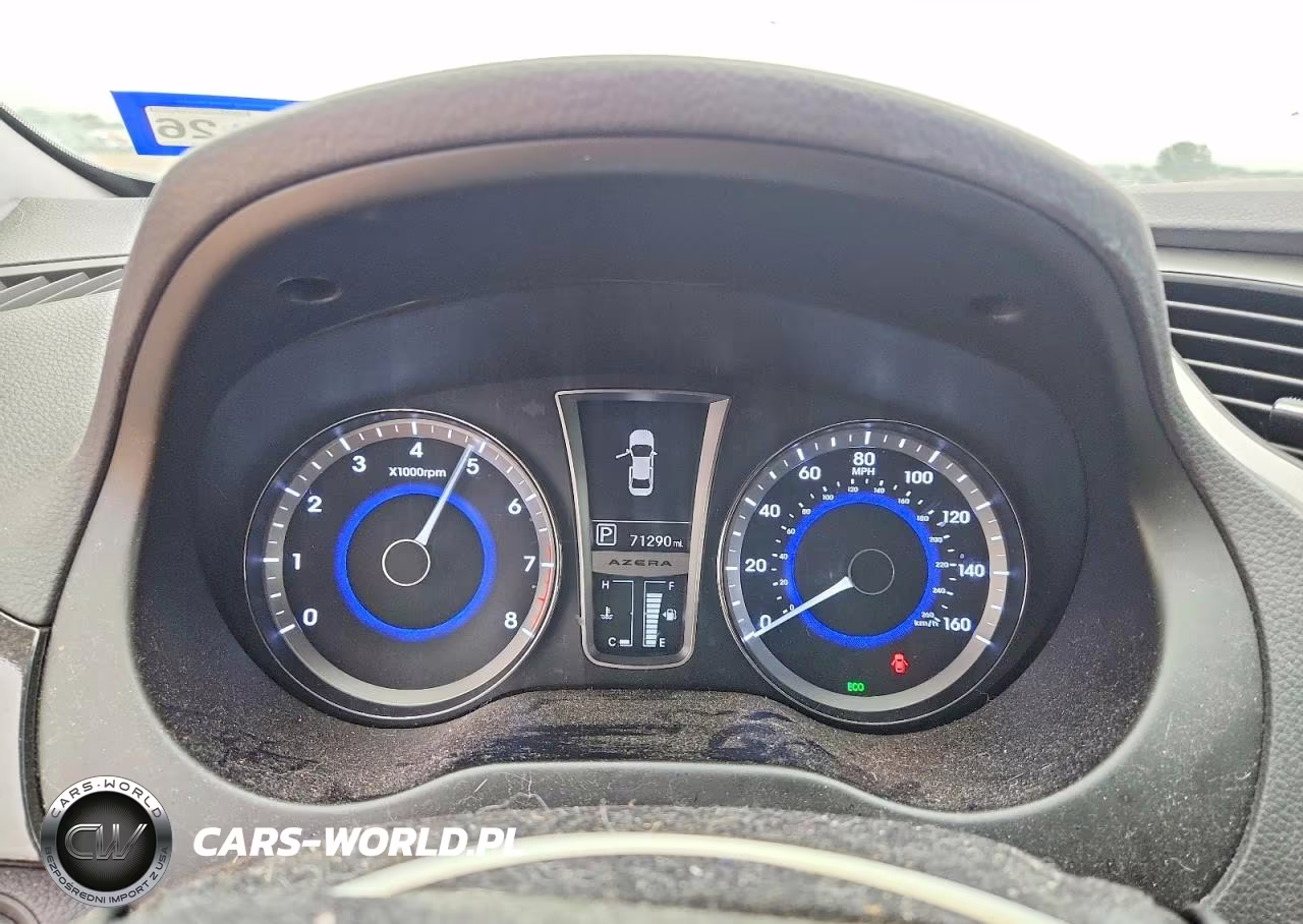 2012 Hyundai Azera Base VIN:KMHFH4JG6CA133894 - 9