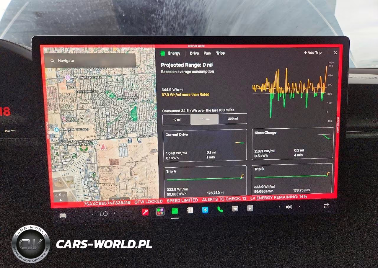 2022 Tesla Model X VIN:7SAXCBE57NF335418 - 9