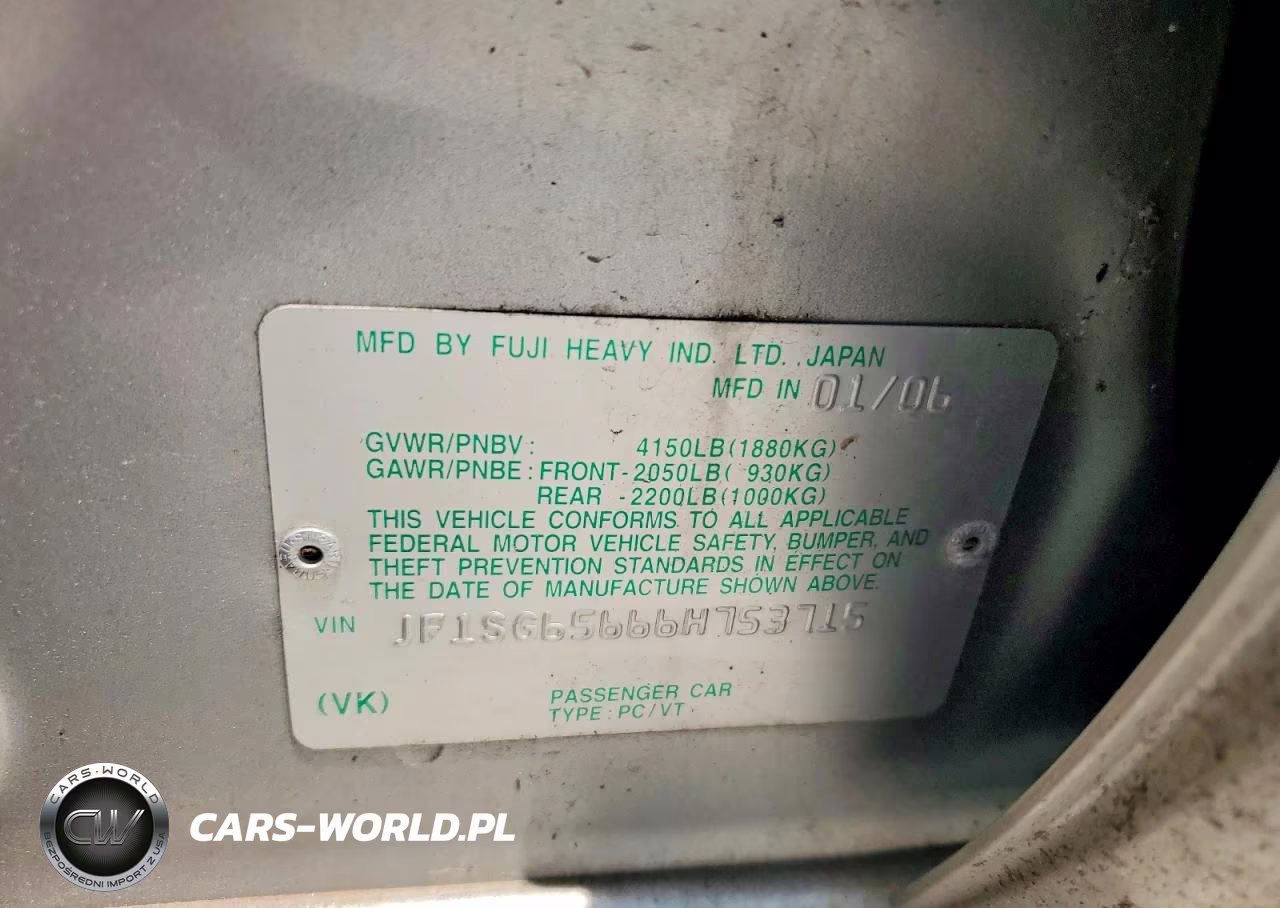2006 Subaru Forester 2.5X Premium VIN:JF1SG65666H753715 - 13