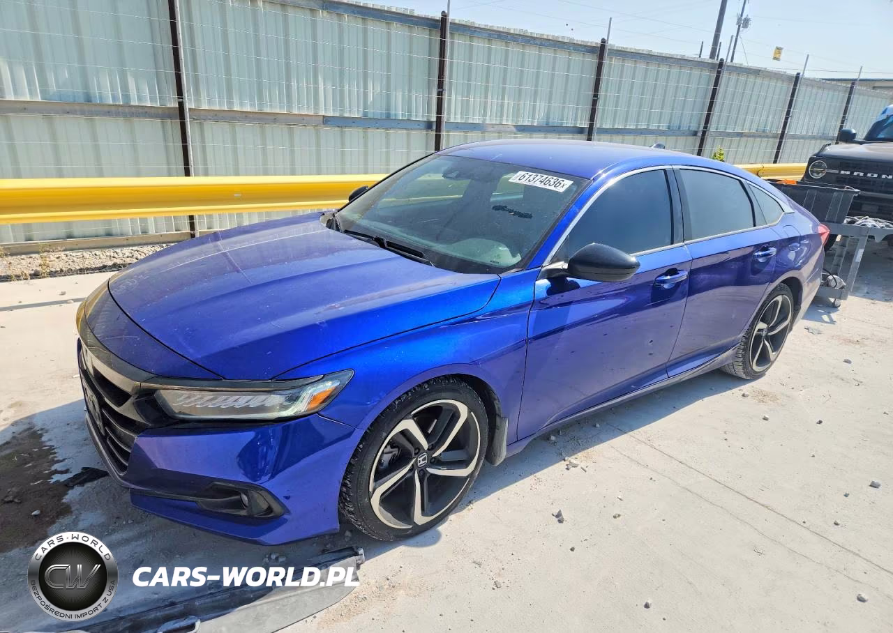 2022 Honda Accord VIN:1HGCV1F38NA060200 - 1
