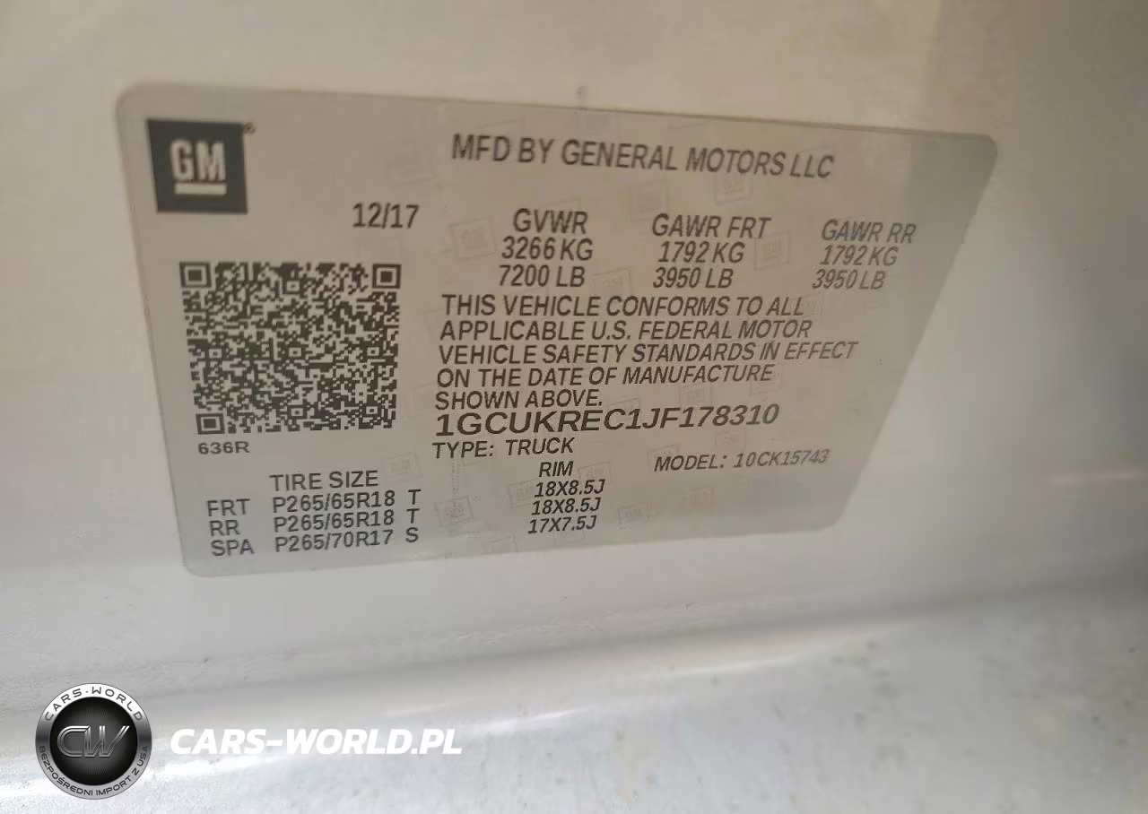 2018 Chevrolet Silverado K1500 Lt VIN:1GCUKREC1JF178310 - 12