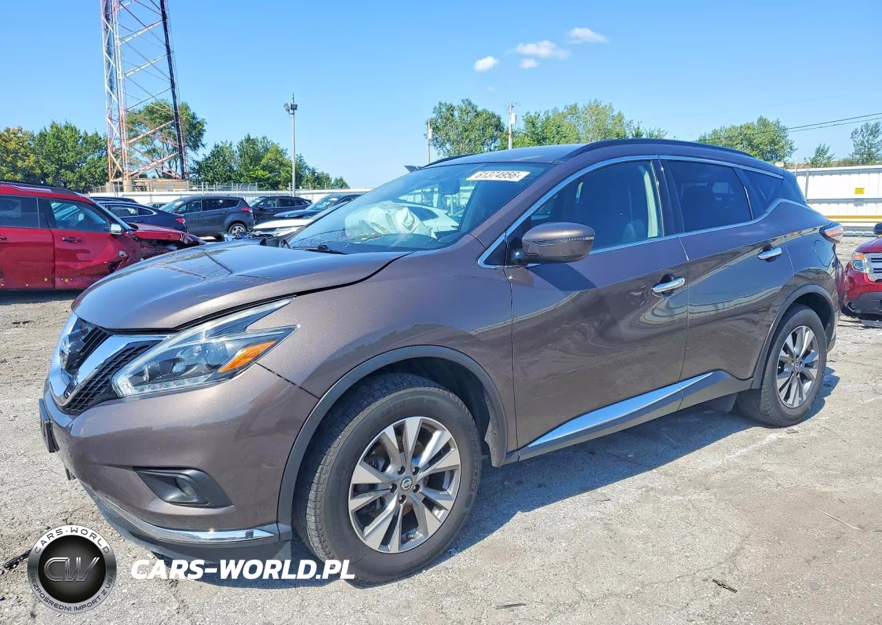 2018 Nissan Murano Sv VIN:5N1AZ2MG9JN101860 - 1