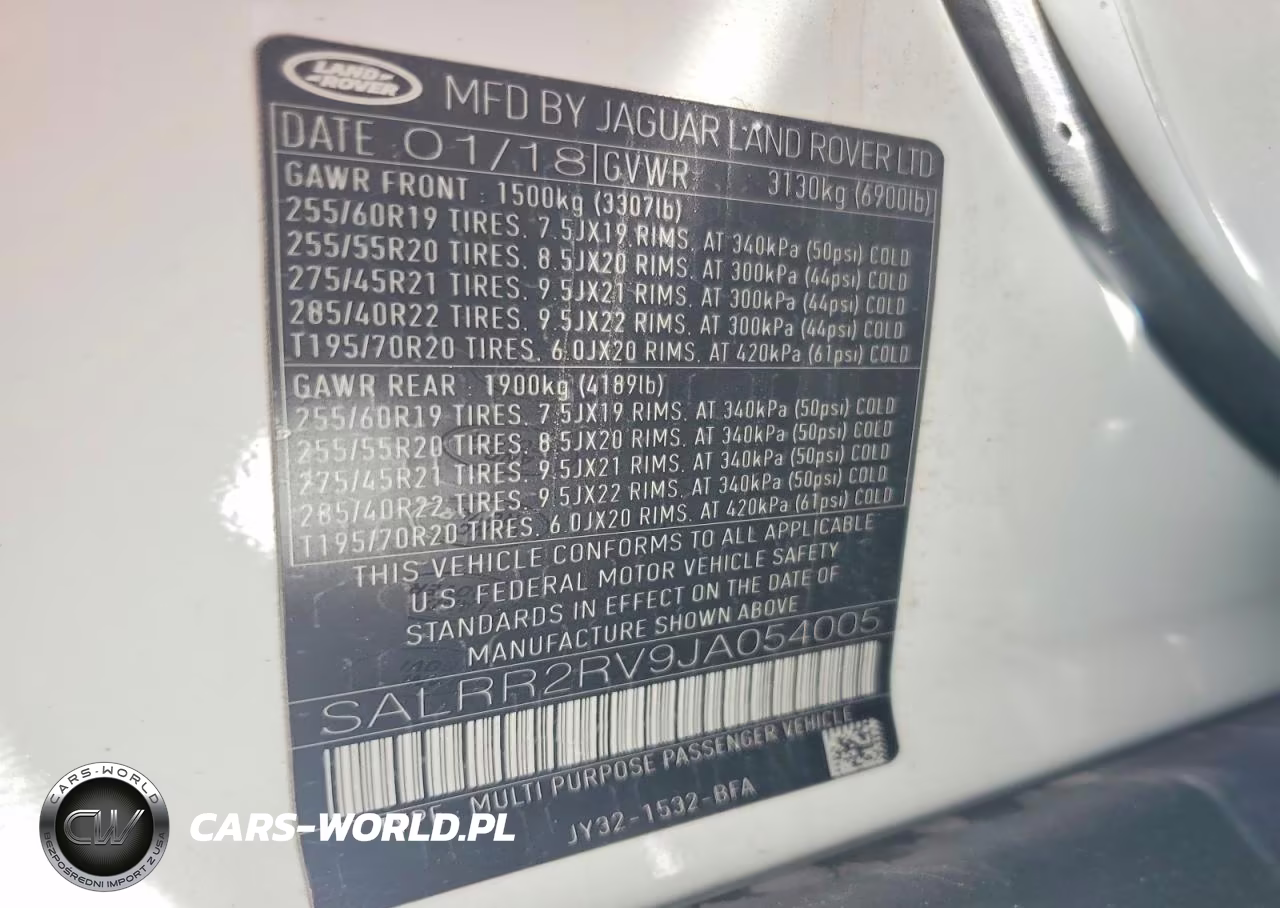 2018 Land Rover Discovery Hse VIN:SALRR2RV9JA054005 - 13