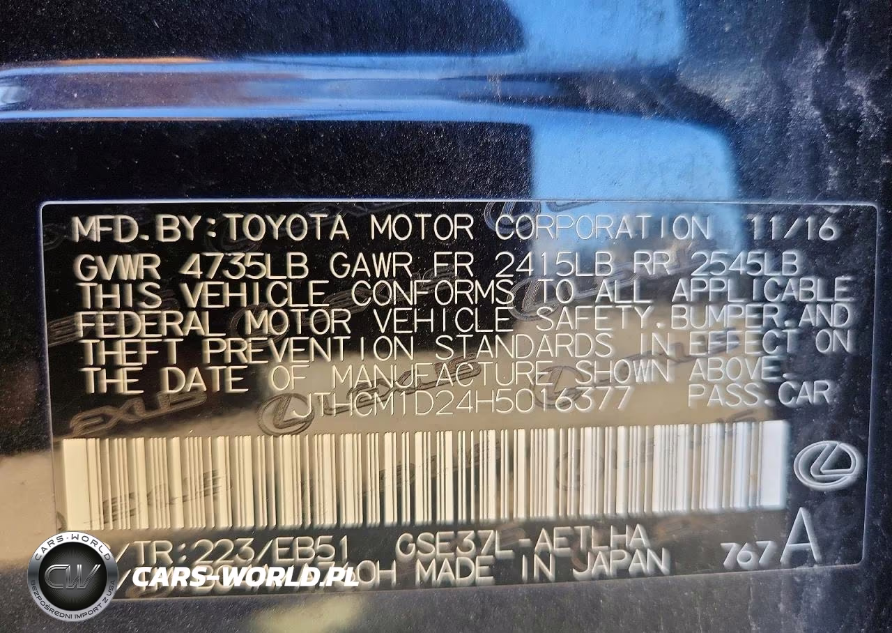 2017 Lexus Is 300 VIN:JTHCM1D24H5016377 - 12