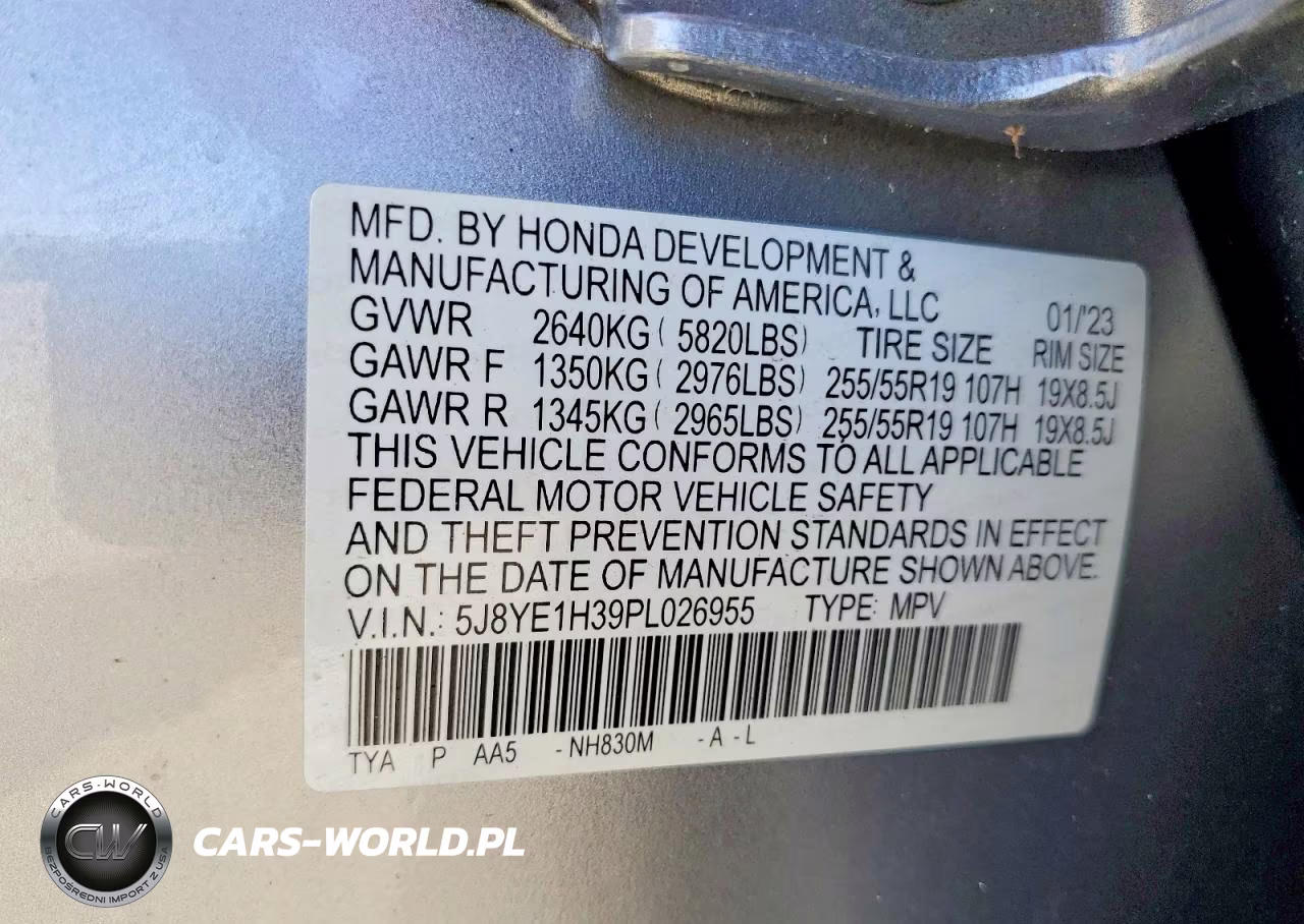 2023 Acura Mdx VIN:5J8YE1H39PL026955 - 13