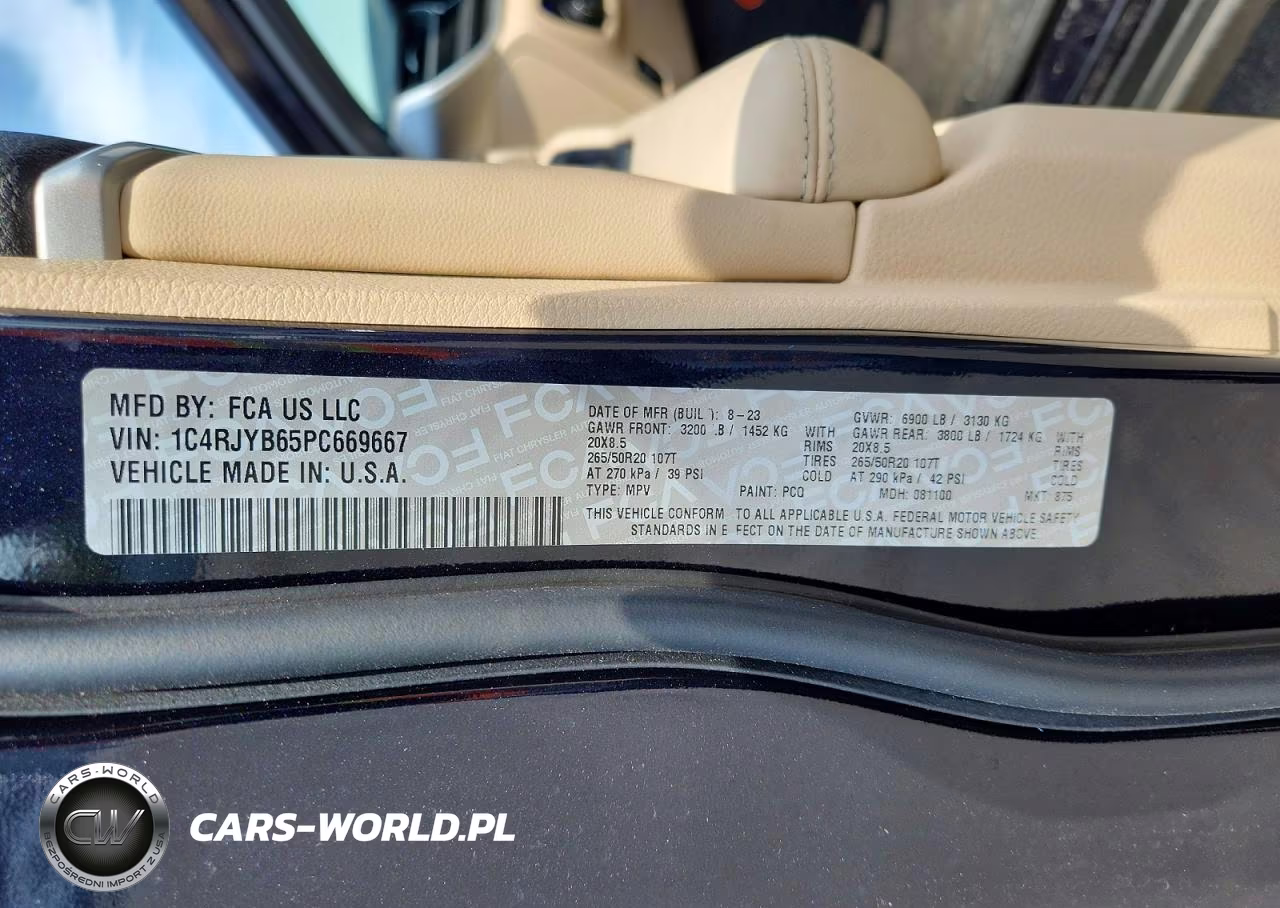 2023 Jeep Grand Cherokee Limited 4Xe VIN:1C4RJYB65PC669667 - 13