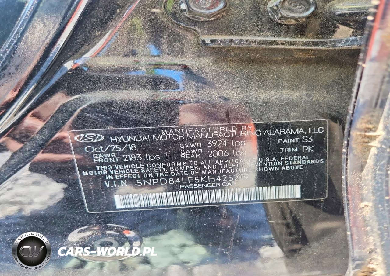 2019 Hyundai Elantra Sel VIN:5NPD84LF5KH425219 - 12