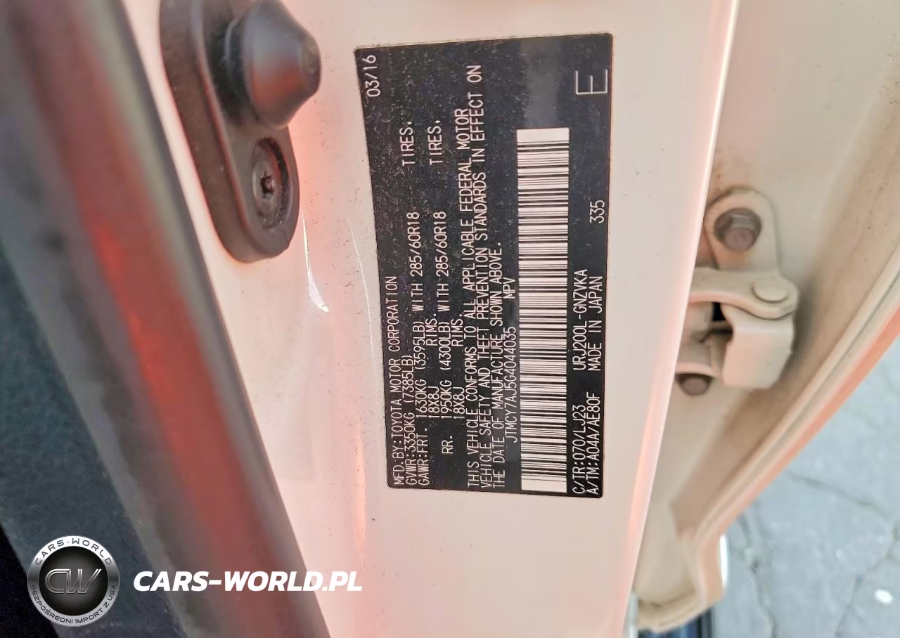 2016 Toyota Land Cruiser Base VIN:JTMCY7AJ5G4044035 - 13