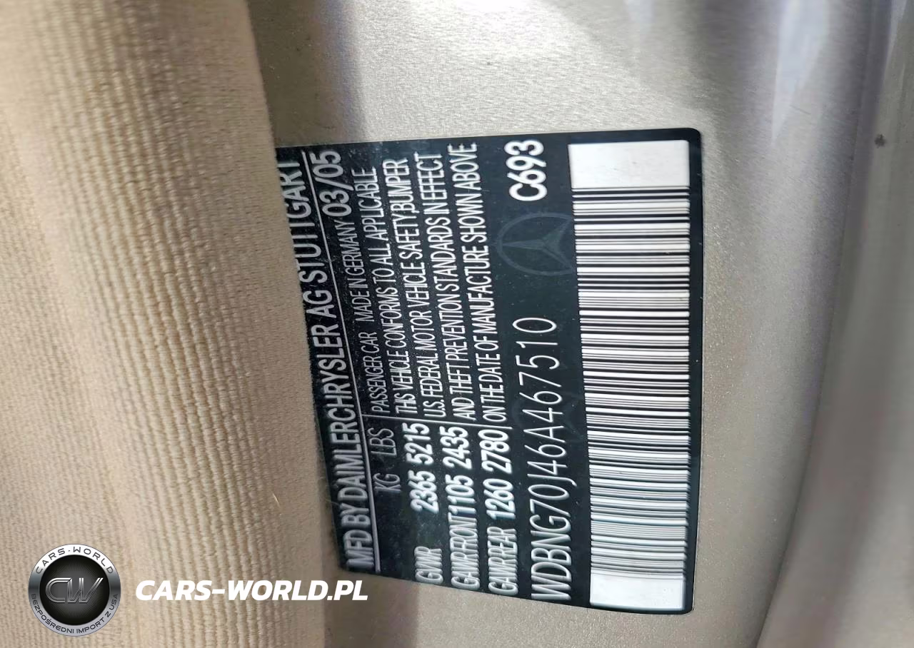 2006 Mercedes-Benz S 430 VIN:WDBNG70J46A467510 - 12