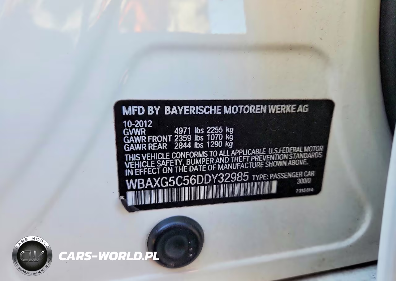 2013 BMW 528 I VIN:WBAXG5C56DDY32985 - 12
