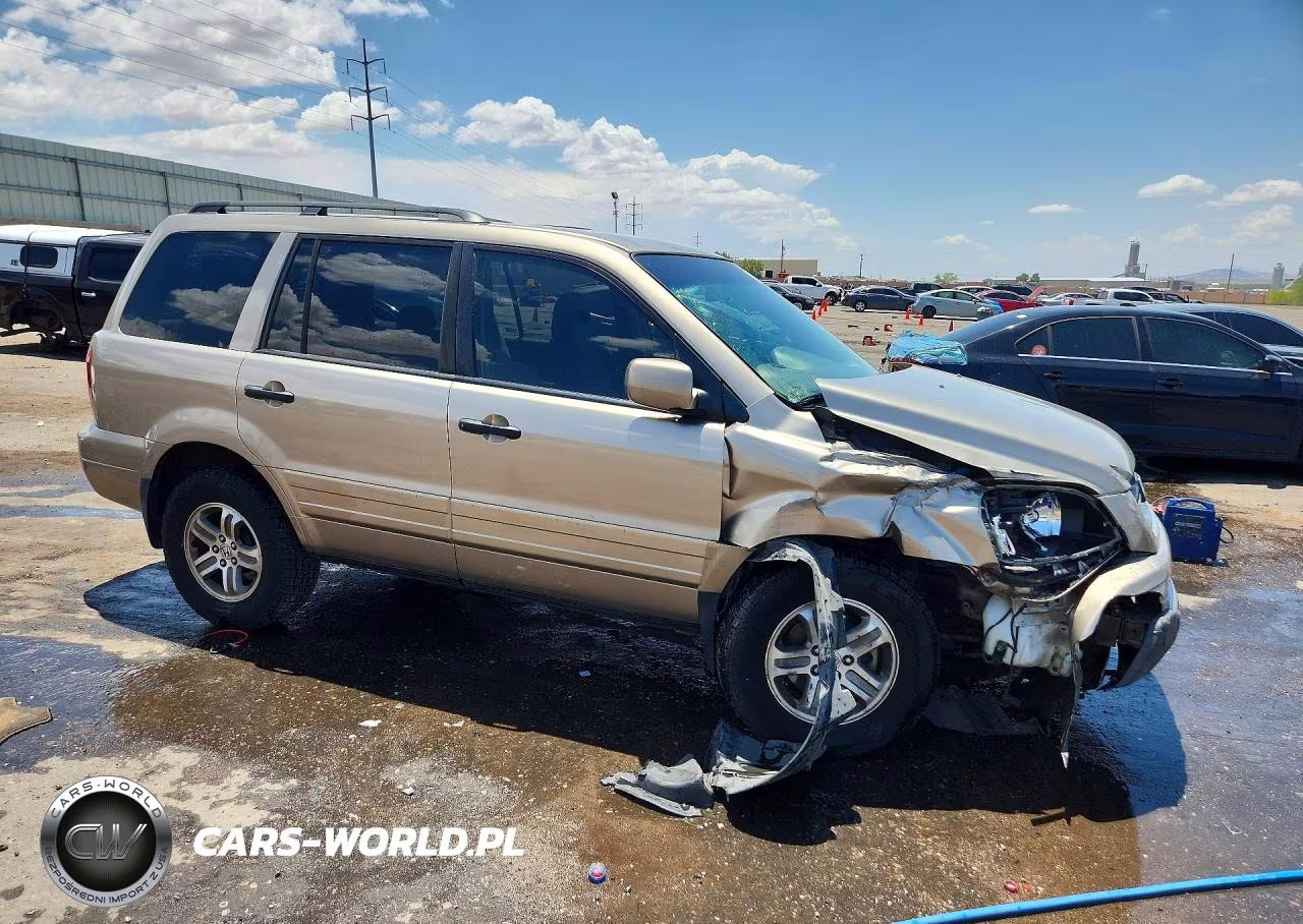 2005 Honda Pilot Ex VIN:5FNYF18455B030134 - 4