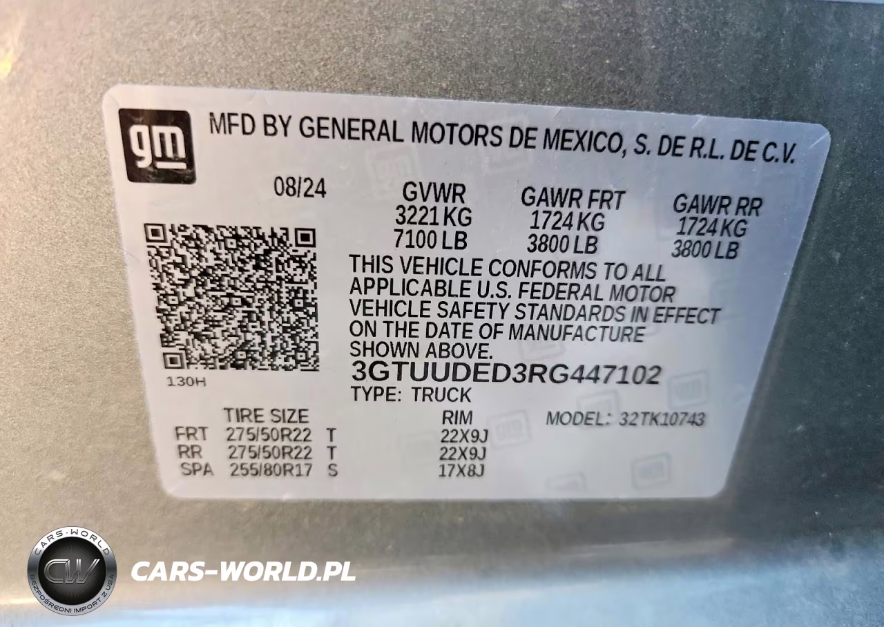 2024 GMC Sierra K1500 Slt VIN:3GTUUDED3RG447102 - 12