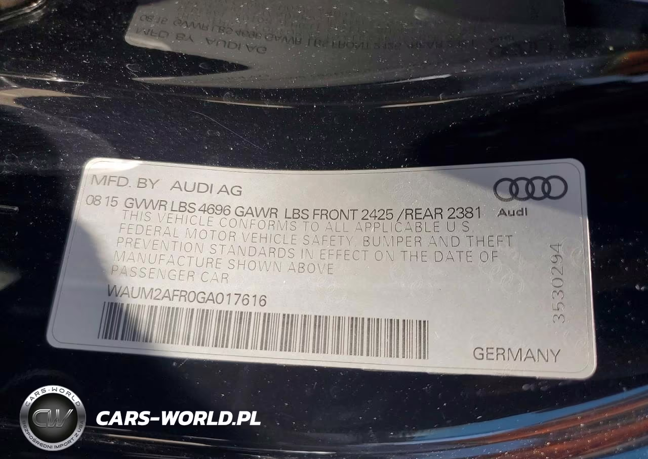 2016 Audi A5 Premium Plus S-Line VIN:WAUM2AFR0GA017616 - 12