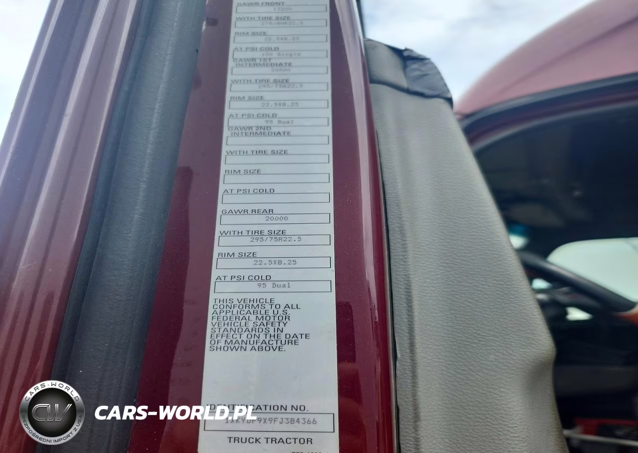 2015 Kenworth T680 Semi Truck VIN:1XKYDP9X9FJ384366 - 12