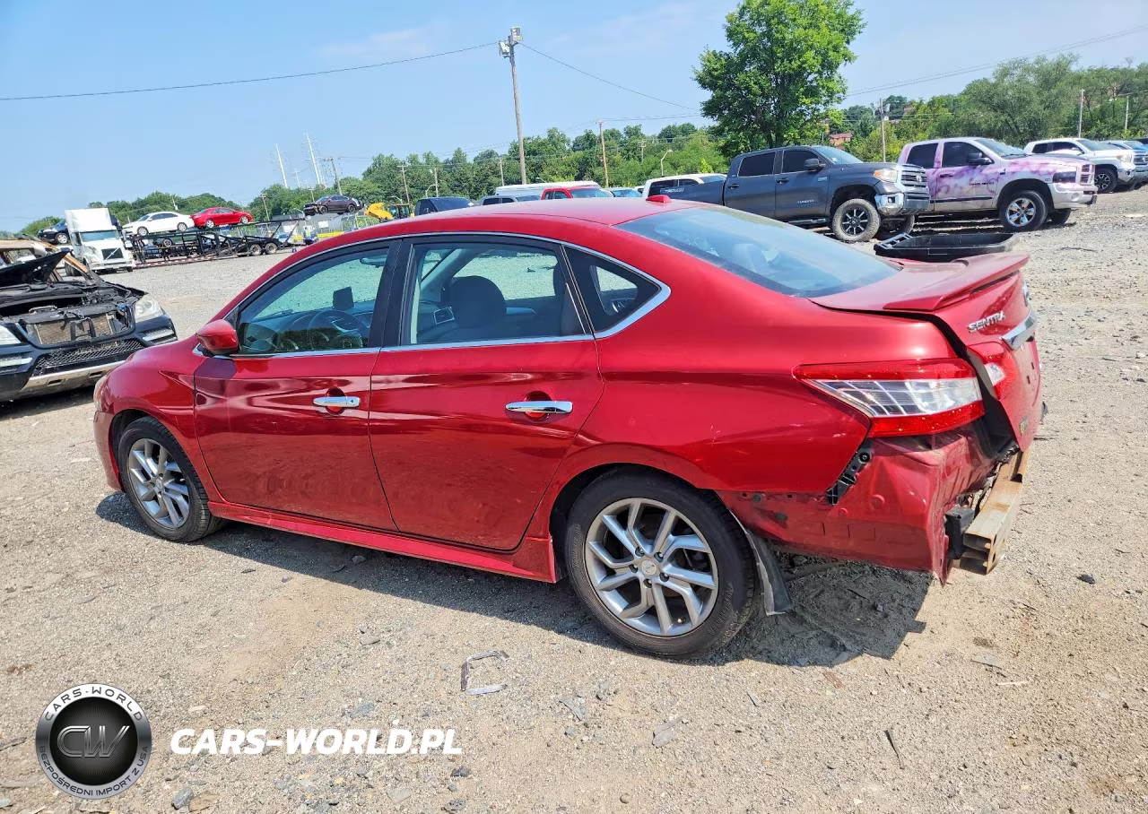 2013 Nissan Sentra Sr VIN:3N1AB7AP6DL695986 - 2