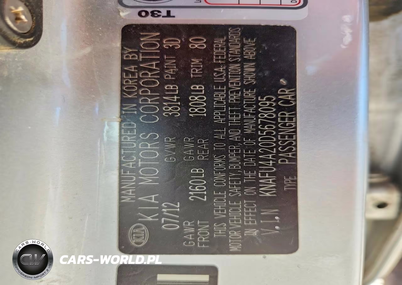 2013 Kia Forte Ex VIN:KNAFU4A20D5678095 - 12