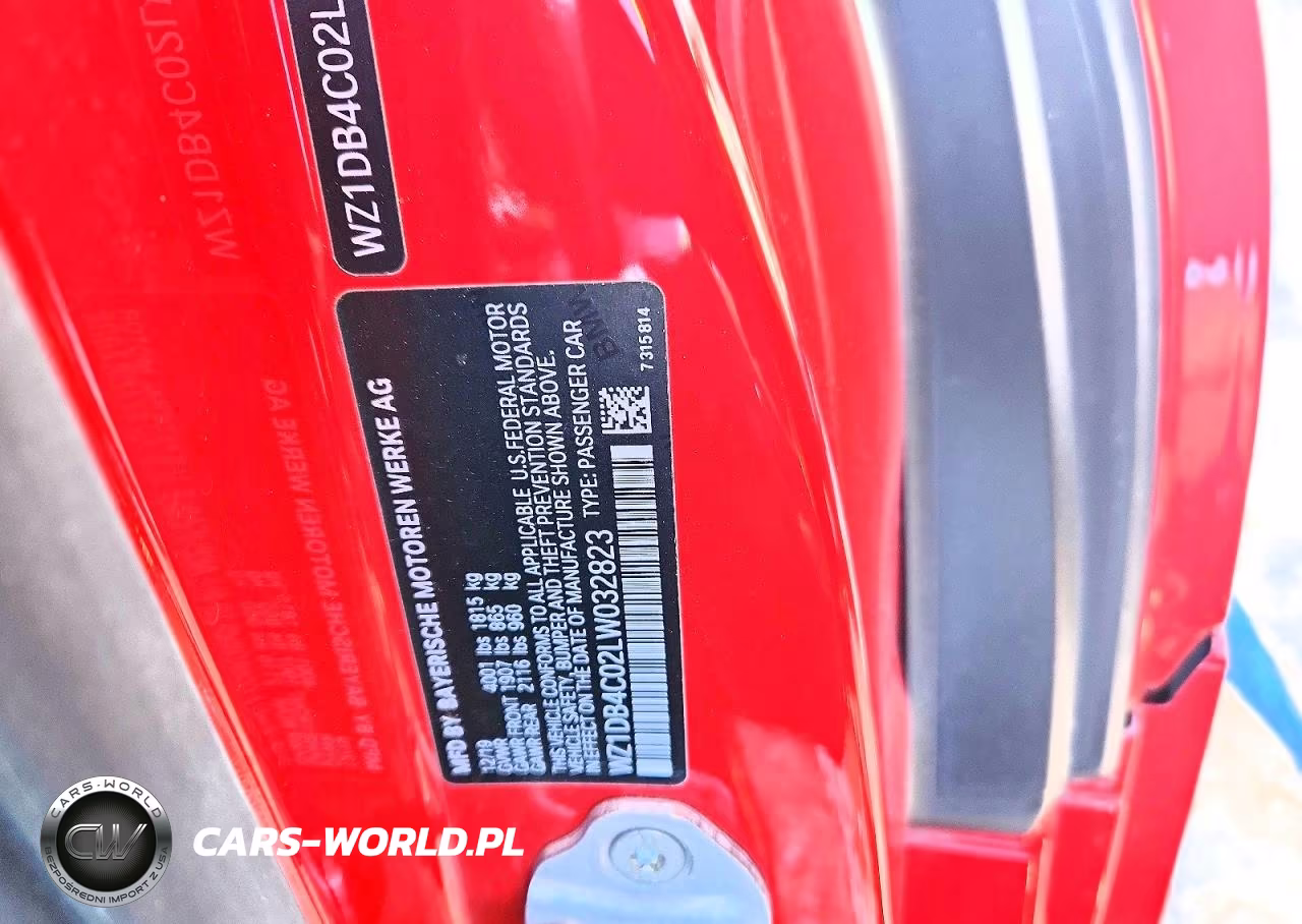 2020 Toyota Supra Base VIN:WZ1DB4C02LW032823 - 12