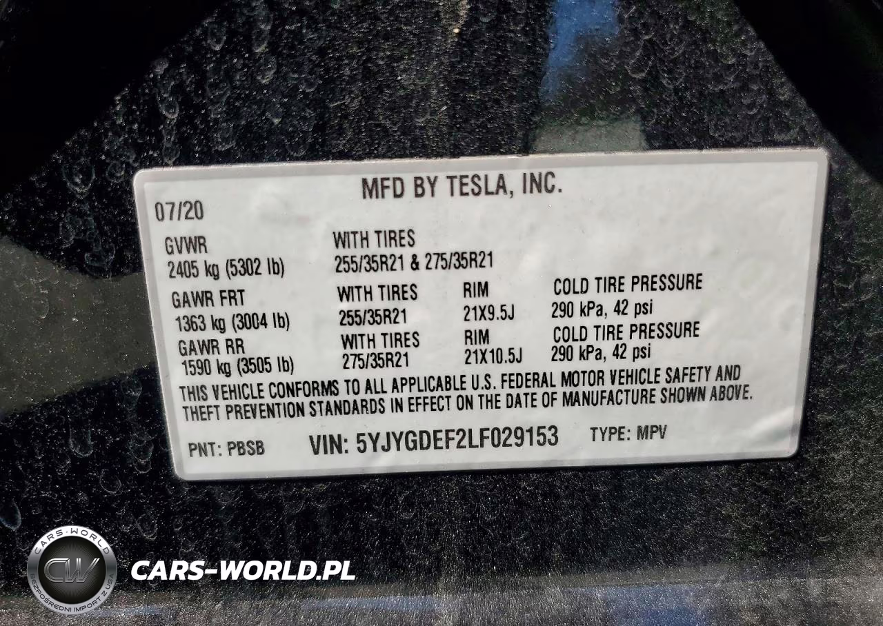 2020 Tesla Model Y VIN:5YJYGDEF2LF029153 - 12