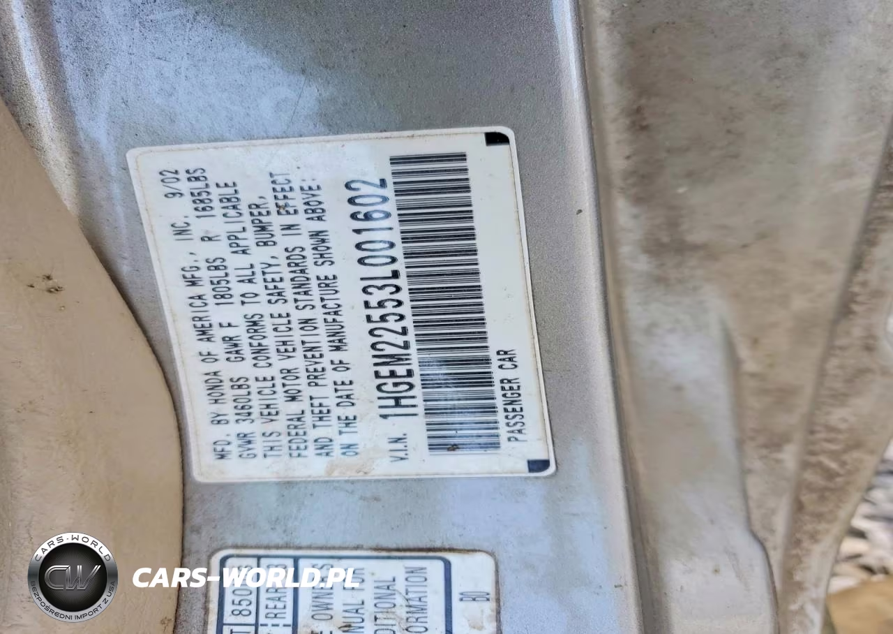 2003 Honda Civic Lx VIN:1HGEM22553L001602 - 12
