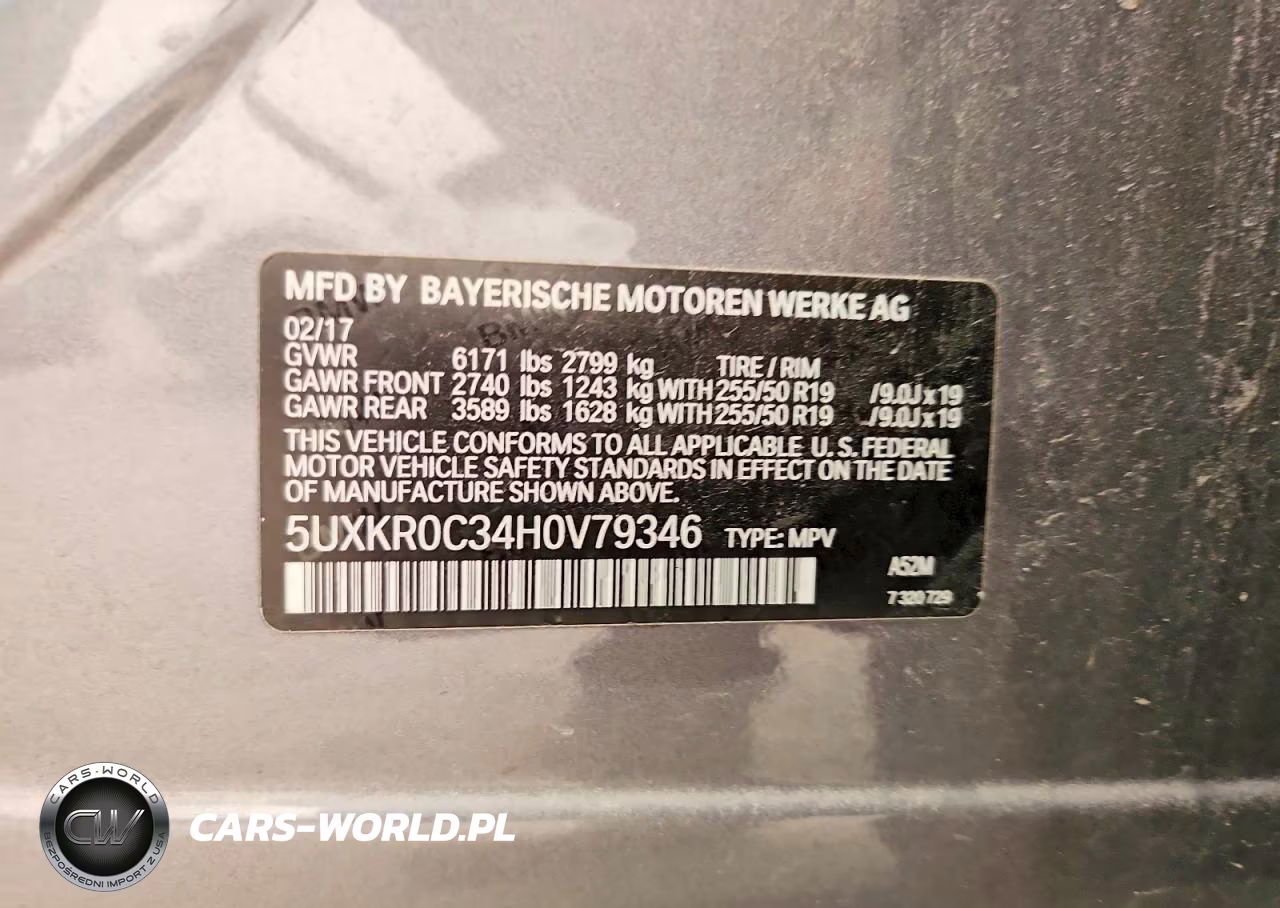 2017 BMW X5 xDrive35I VIN:5UXKR0C34H0V79346 - 13