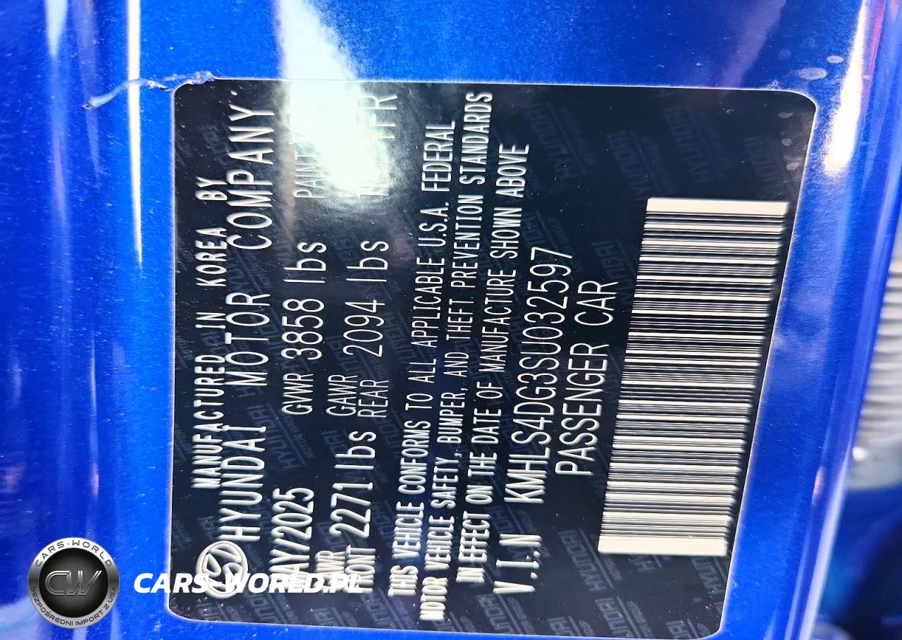 2025 Hyundai Elantra Sel VIN:KMHLS4DG3SU032597 - 12